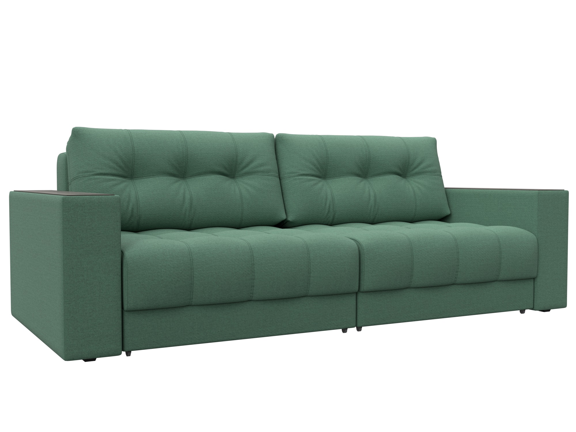 Диван прямой с декором Лига-049 НПБ (амур 11 зеленый) Диван прямой с декором Лига-049 НПБ (амур 11 зеленый)