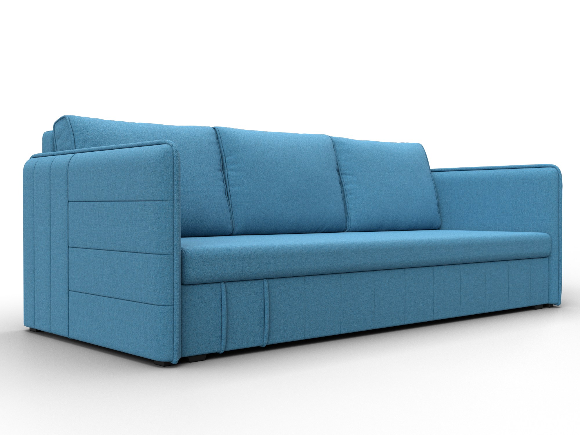 Диван прямой Слим (амур 10 голубой)