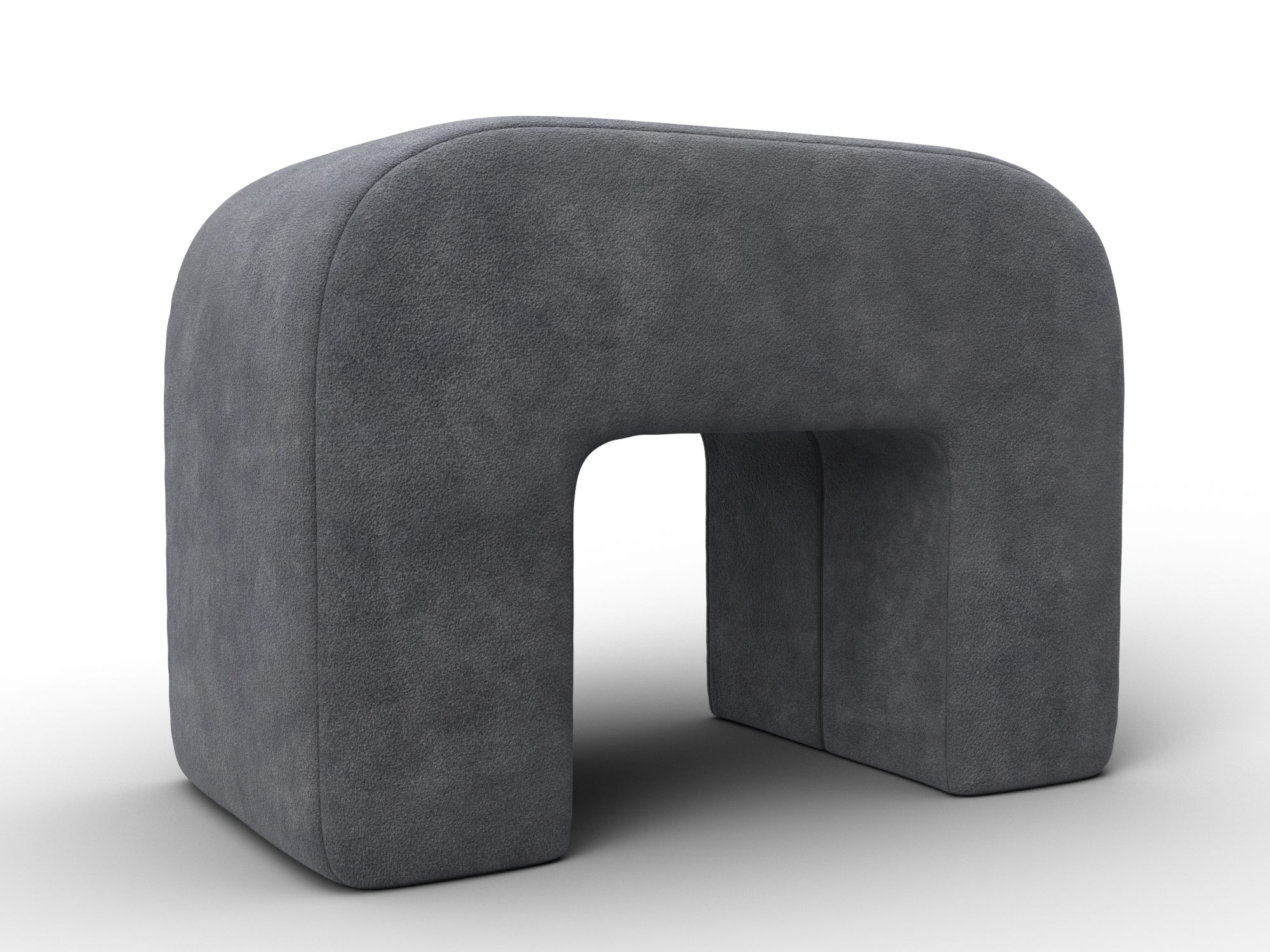 Пуф 008 (brut 16 темно-серый)