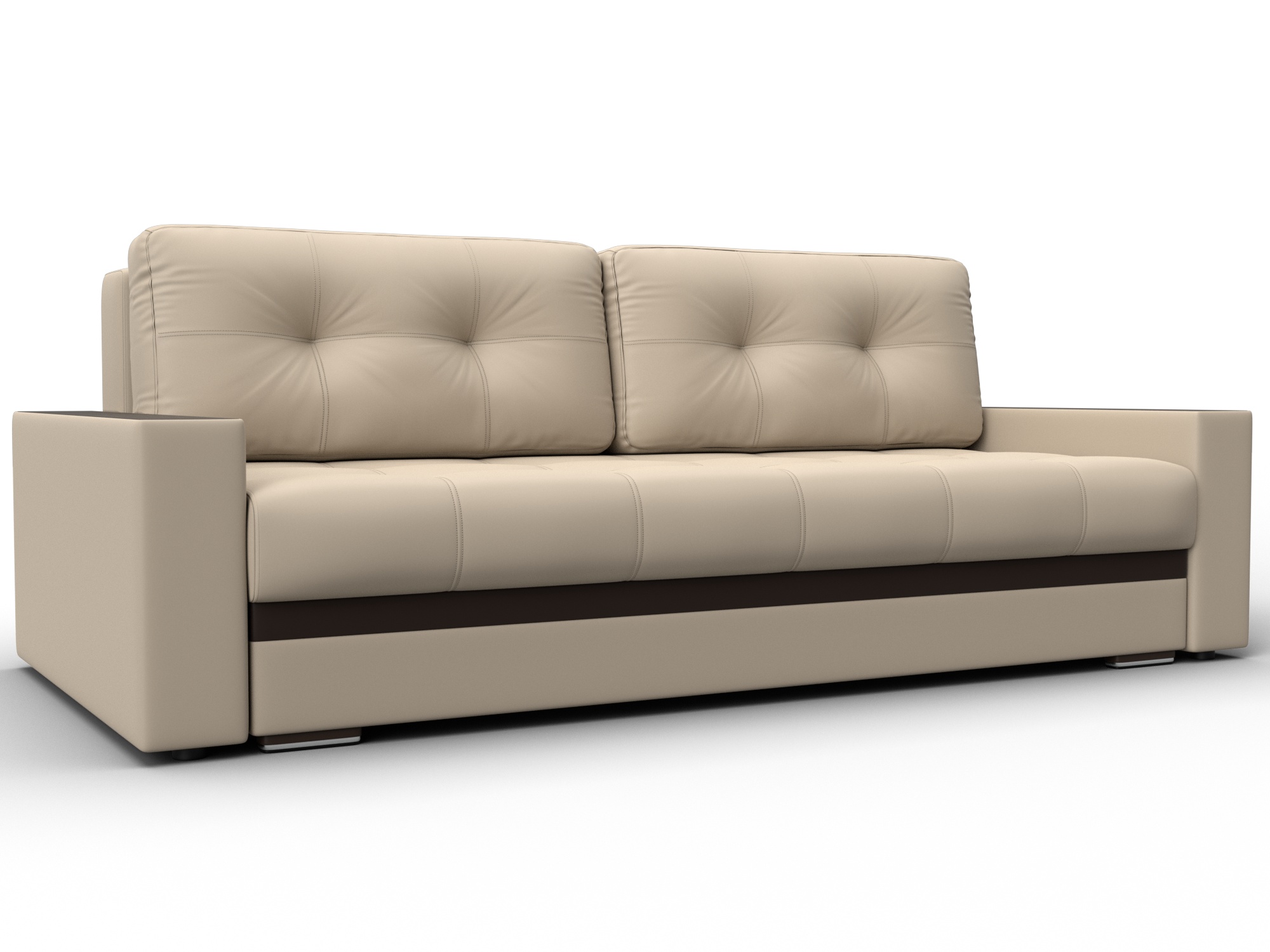 Диван прямой с декором Лига-096 НПБ фото в интернет-магазине Лига Диванов