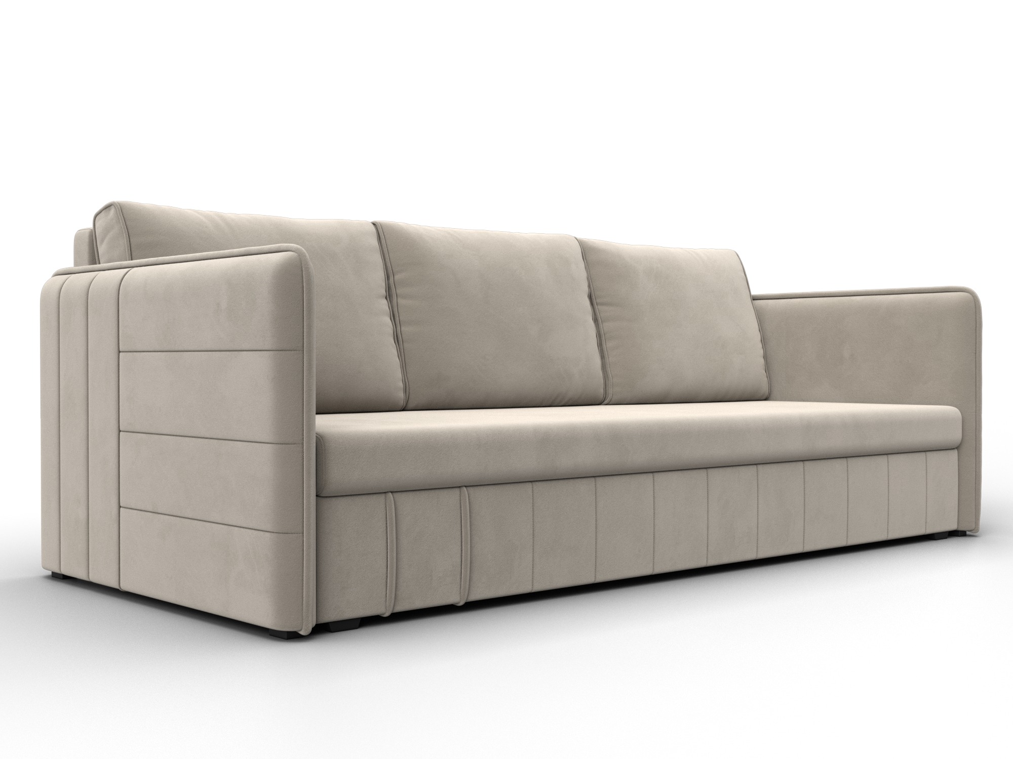 Диван прямой Слим (бежевый)