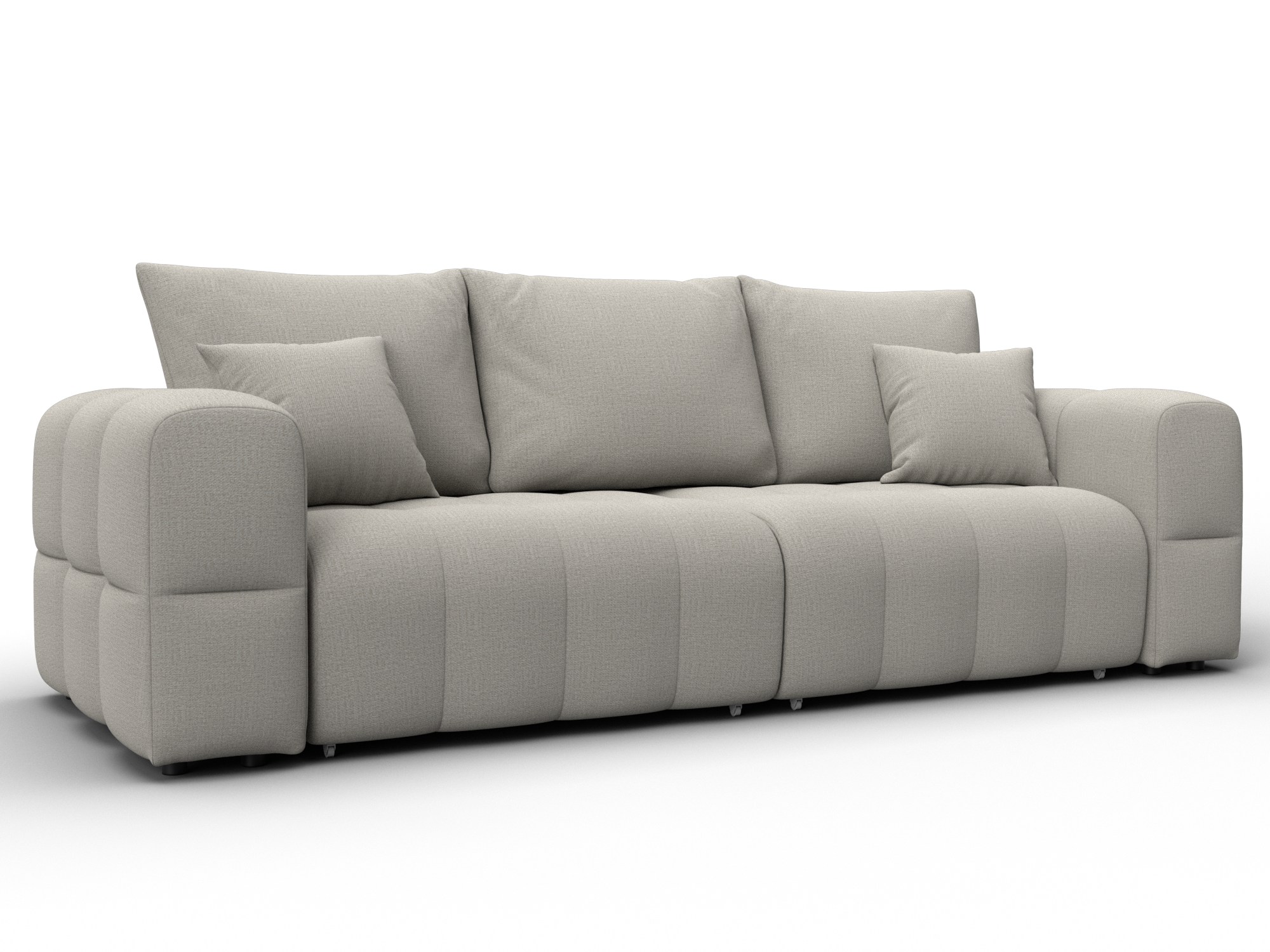 Диван прямой Лига-110 НПБ (амур 02 бежевый)