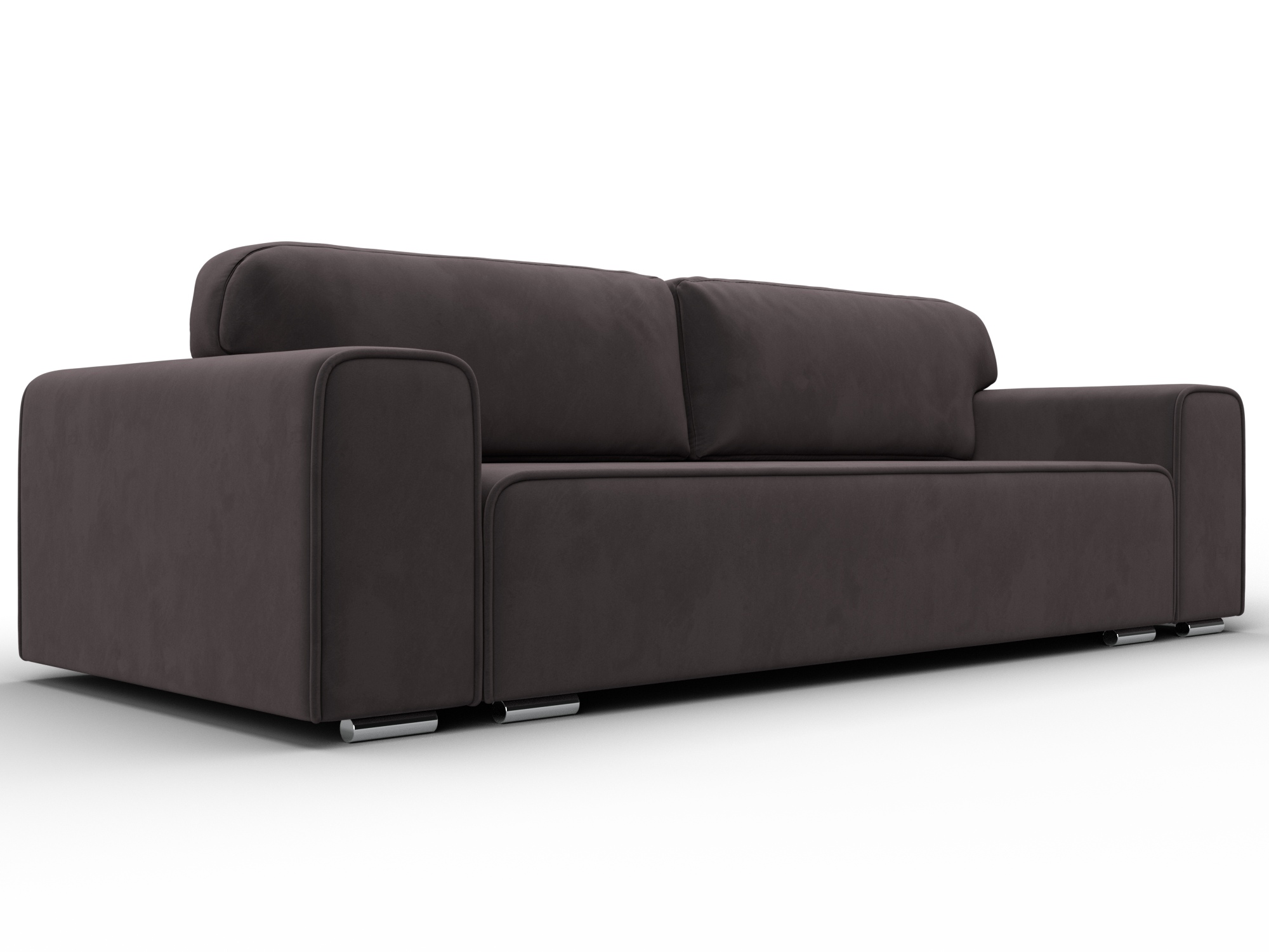 Диван прямой Лига-029 (коричневый)