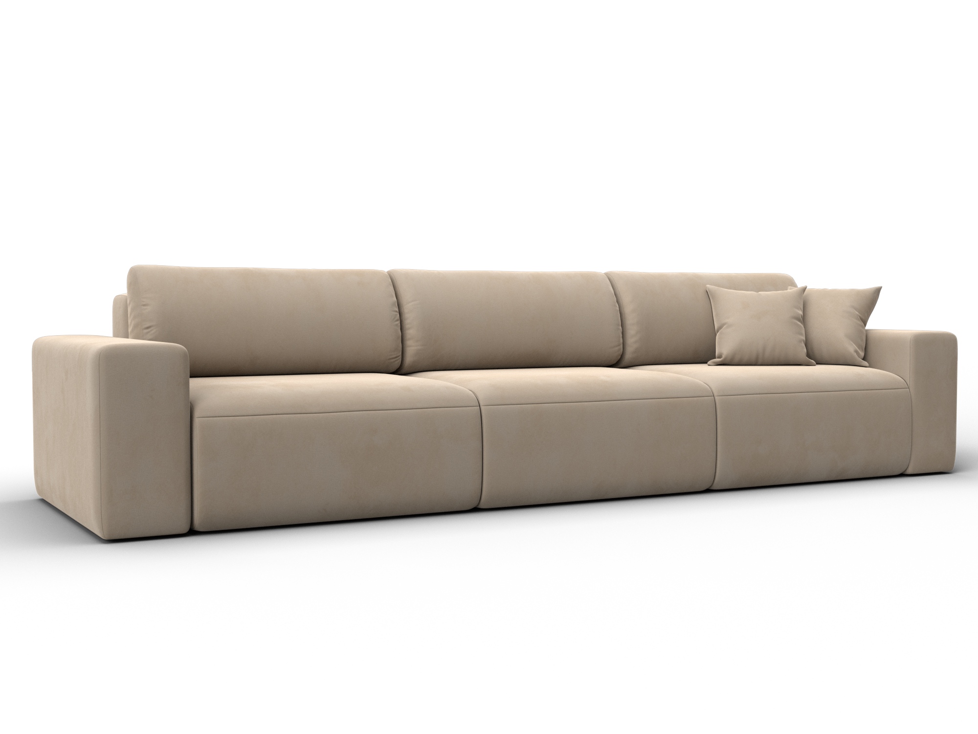 Диван прямой Лига-036 НПБ Классик Лонг (бежевый)