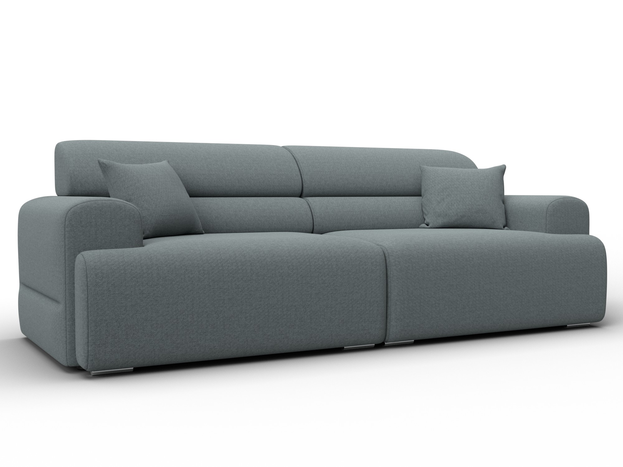 Диван прямой Лига-109 НПБ (амур 07 серый)