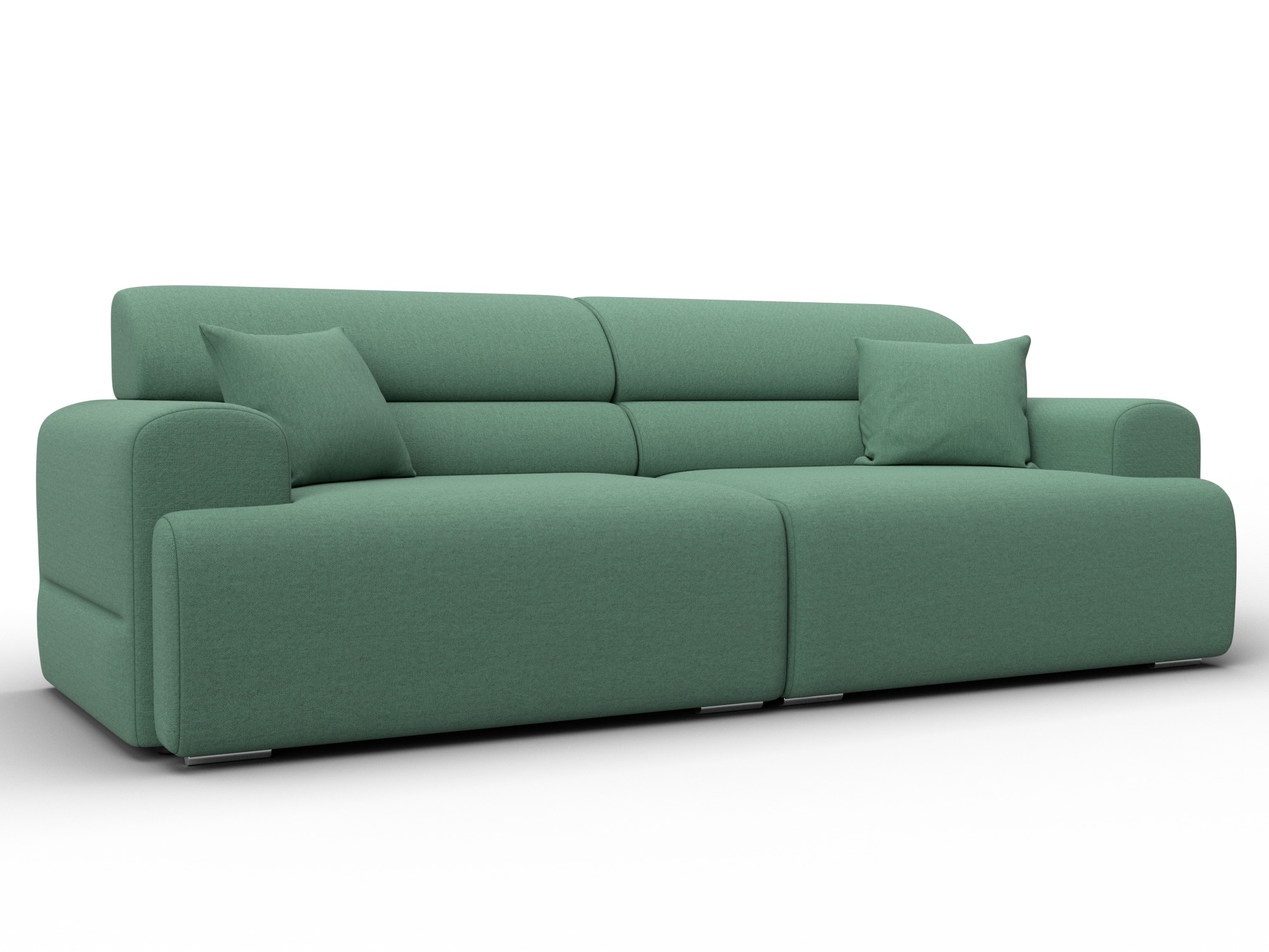 Диван прямой Лига-109 НПБ (амур 11 зеленый)