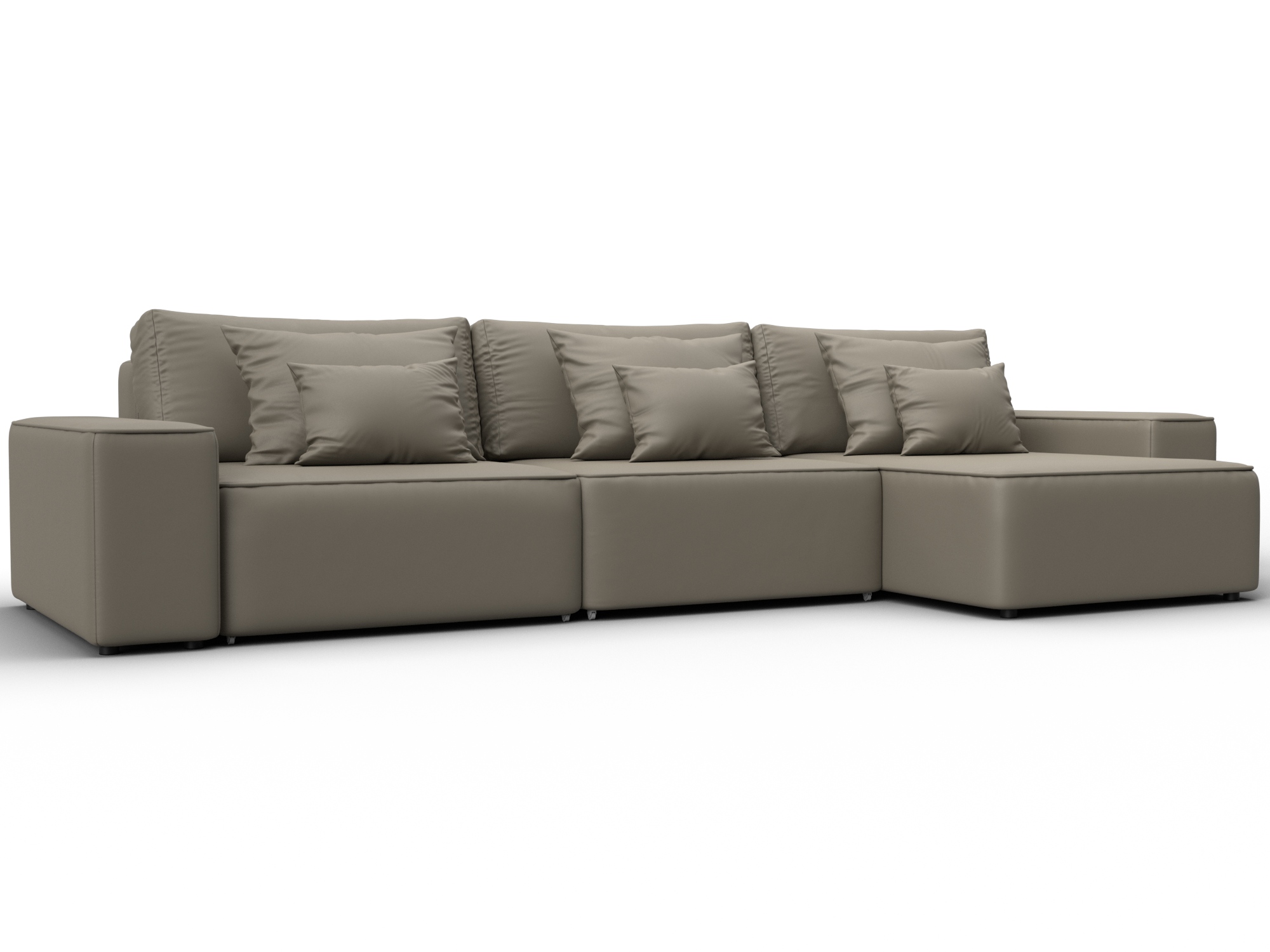 Диван угловой Лига-074 угол универсальный (grifon 04 бежевый)