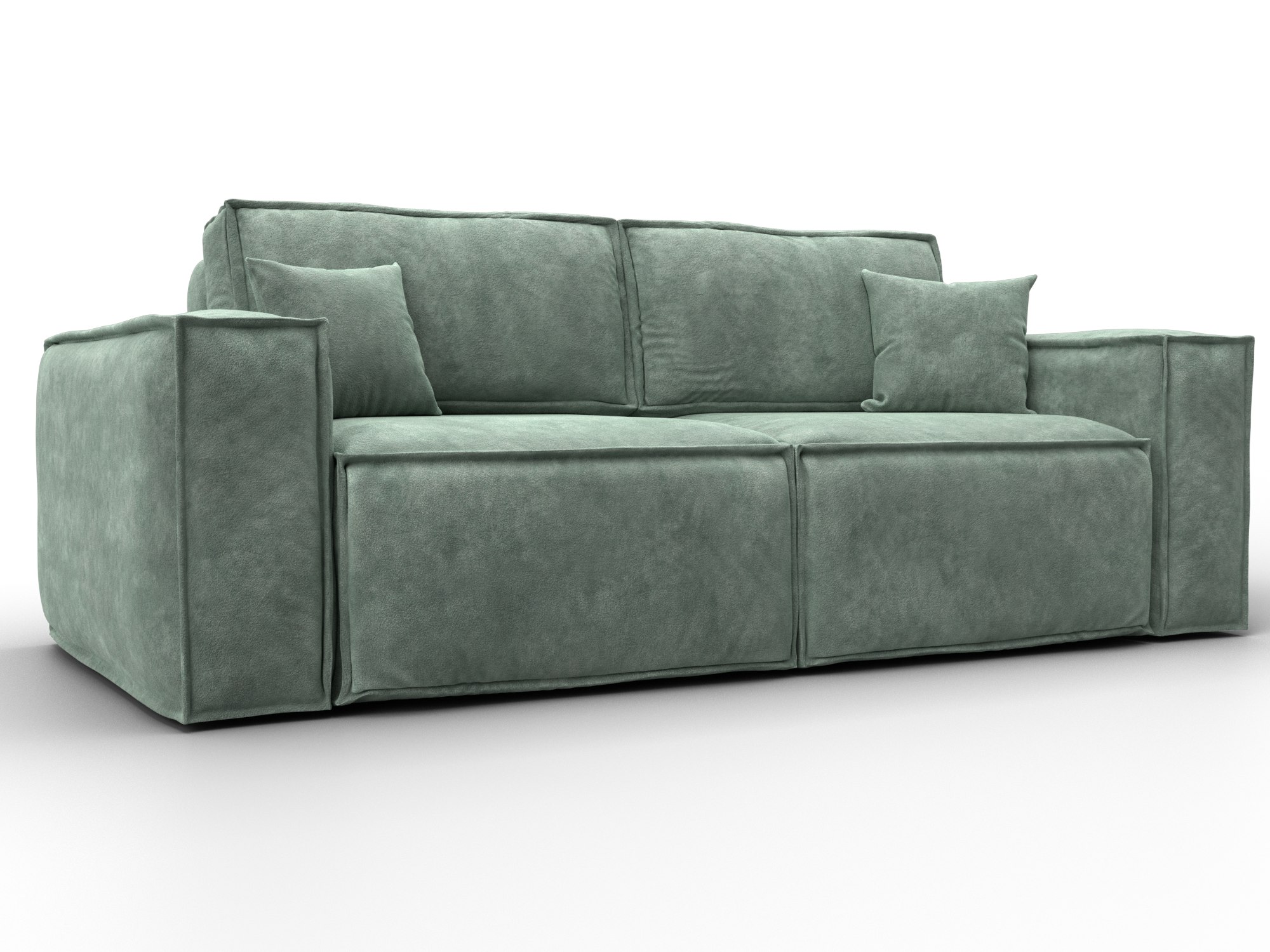 Диван прямой Лига-081 НПБ (brut 08 зеленый) Диван прямой Лига-081 НПБ (brut 08 зеленый)