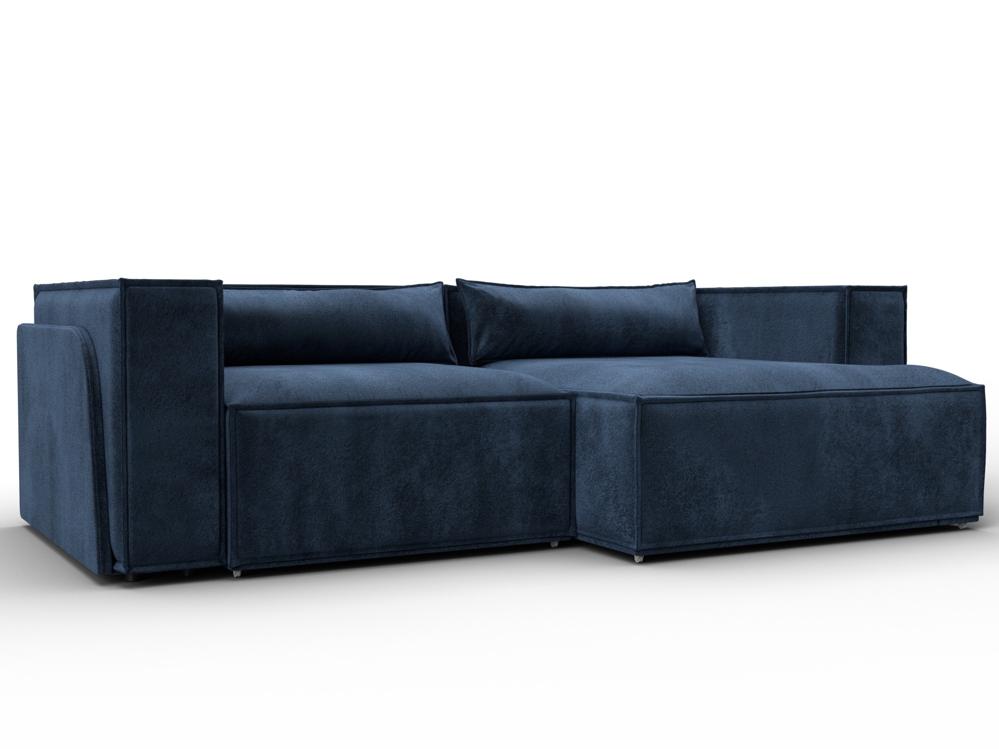 Диван угловой Лига-061 угол правый (tower 13 синий)