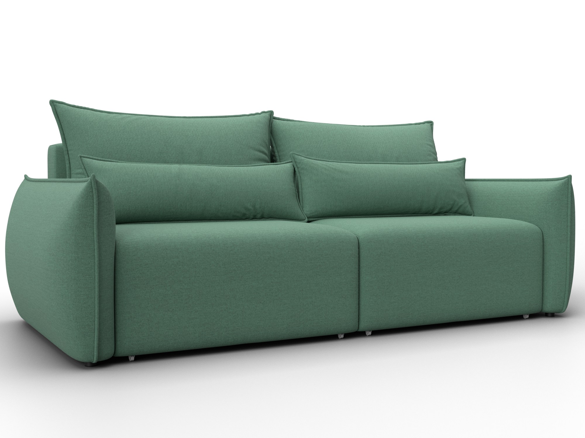 Диван прямой Лига-051 НПБ (амур 11 зеленый)