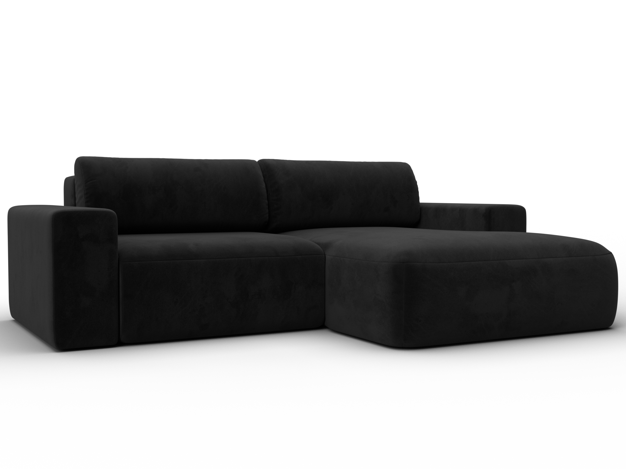 Диван угловой Лига-036 НПБ Классик правый угол (черный)