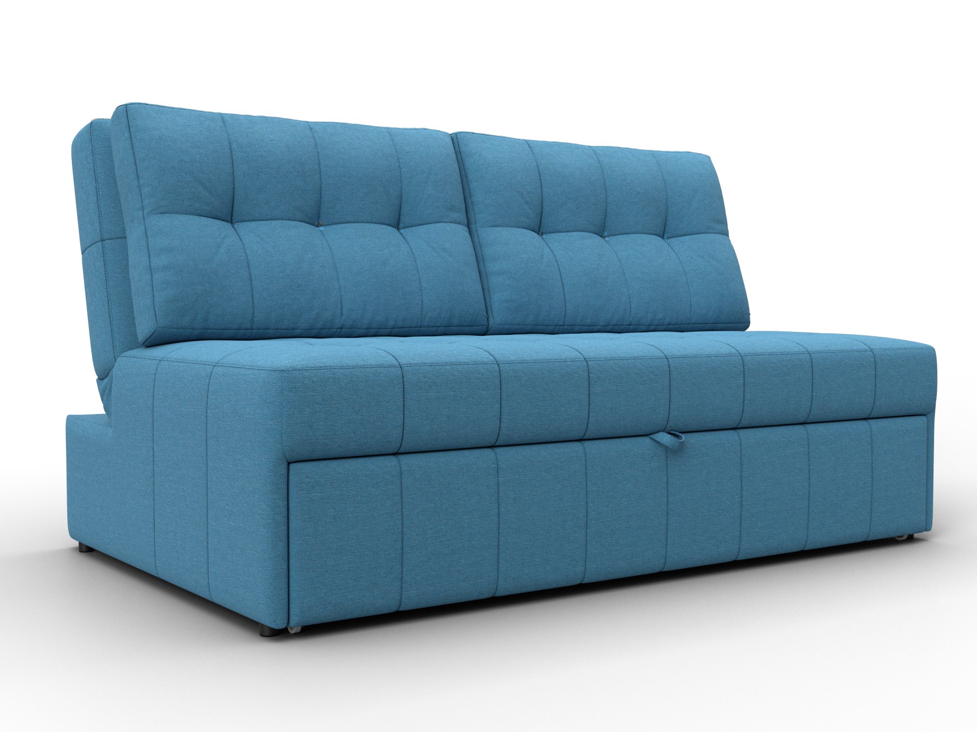 Диван прямой Лига-107 (140) (амур 10 голубой)