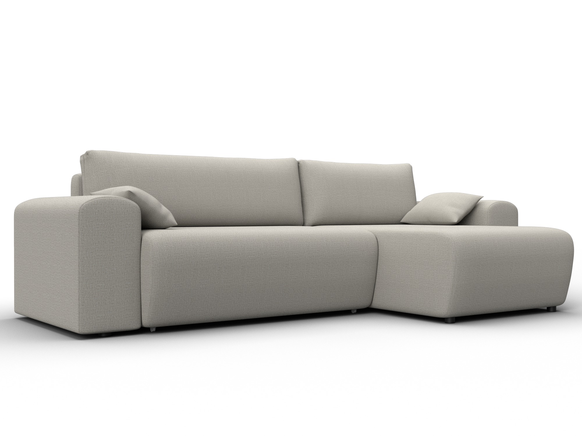 Диван угловой Лига-099 угол универсальный (амур 02 бежевый)