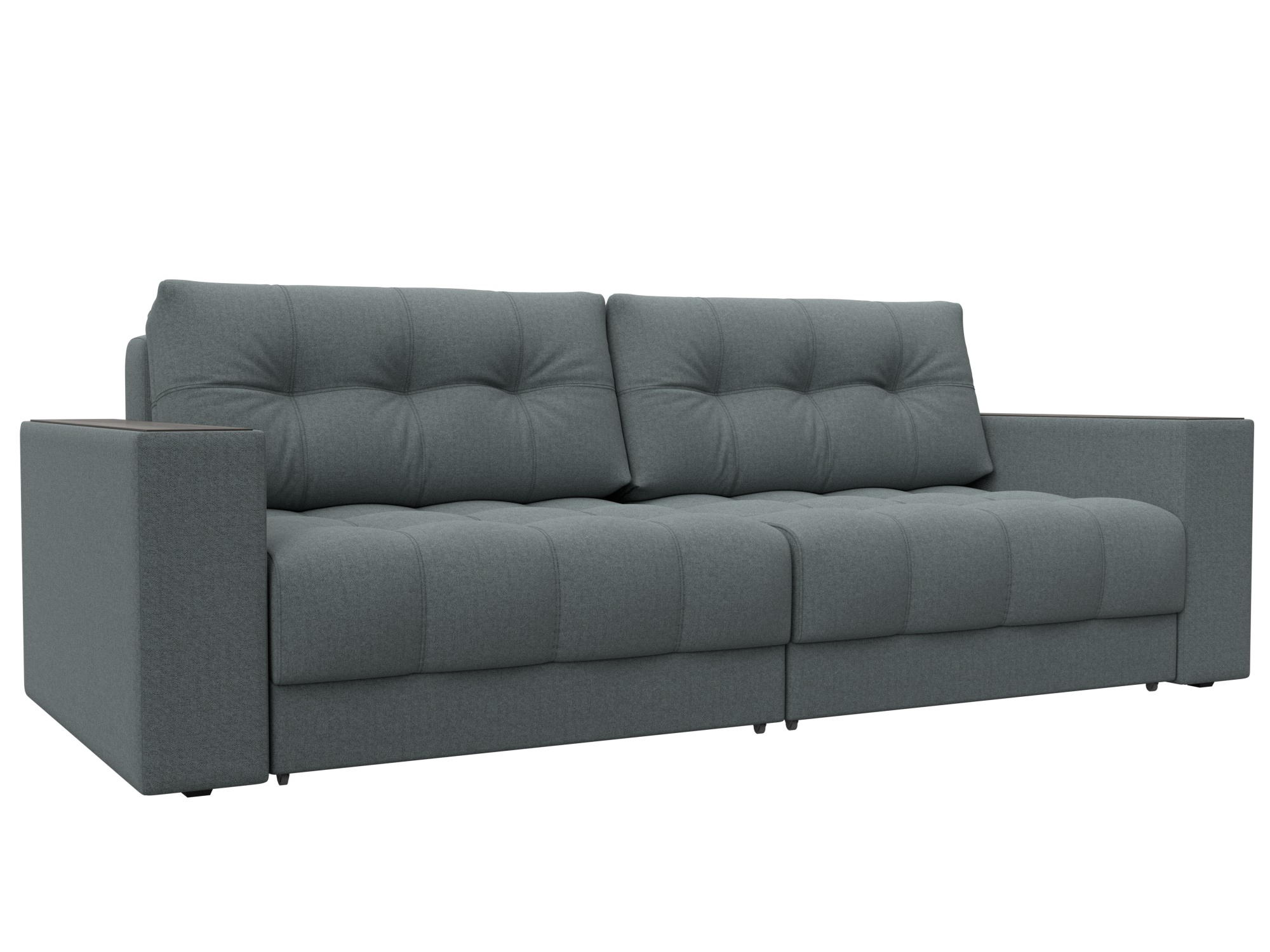 Диван прямой с декором Лига-049 НПБ (амур 07 серый) Диван прямой с декором Лига-049 НПБ (амур 07 серый)