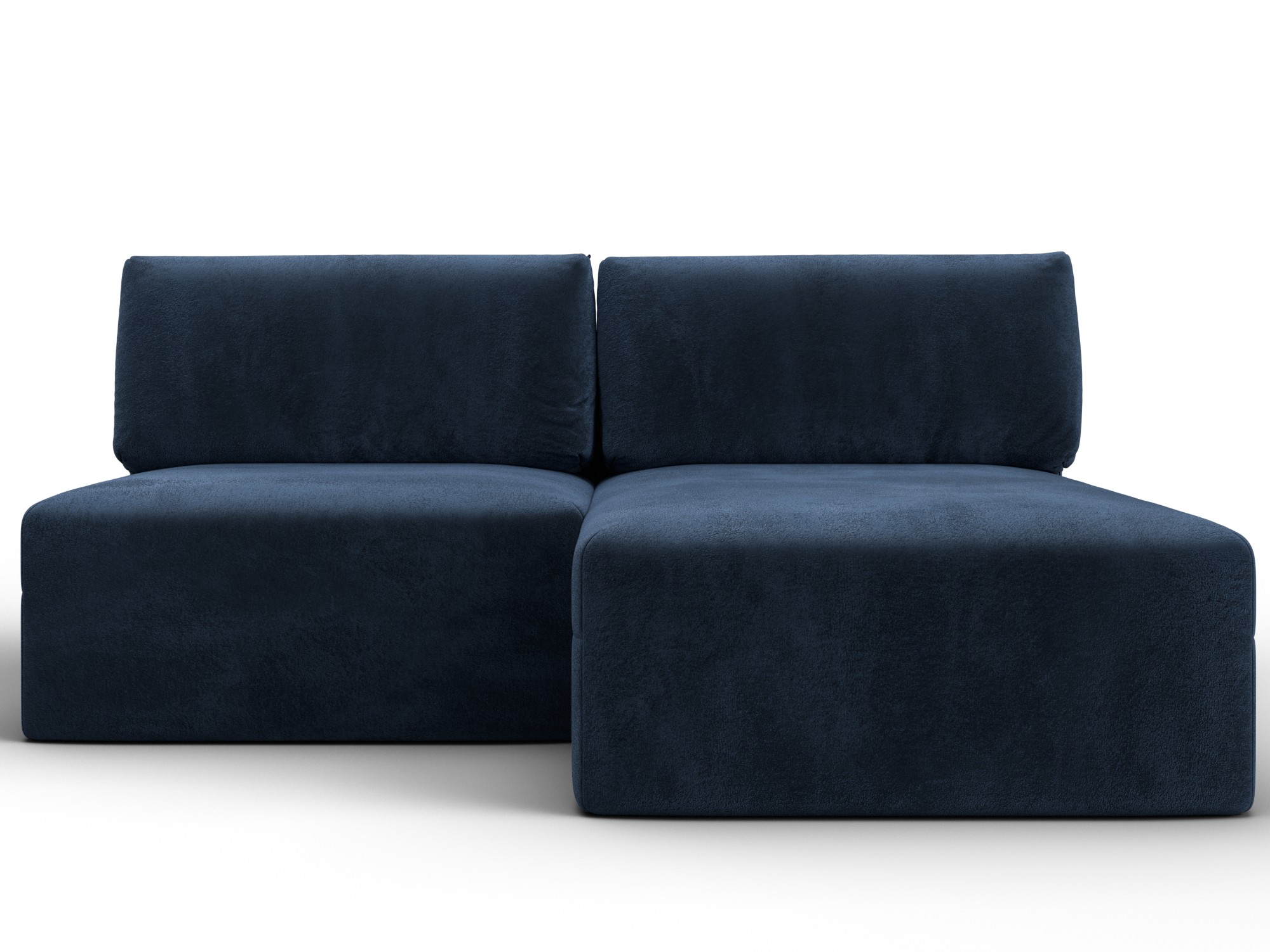 Диван угловой модульный Лига-060 НПБ угол универсальный (tower 13 синий)