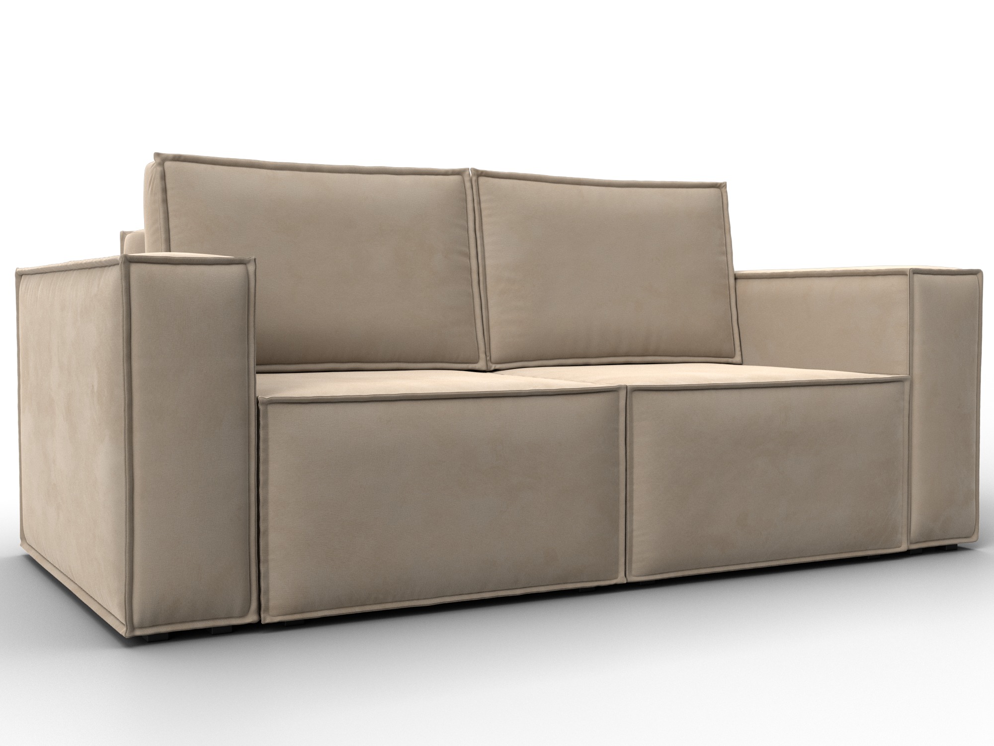 Диван прямой Куба мини (бежевый)