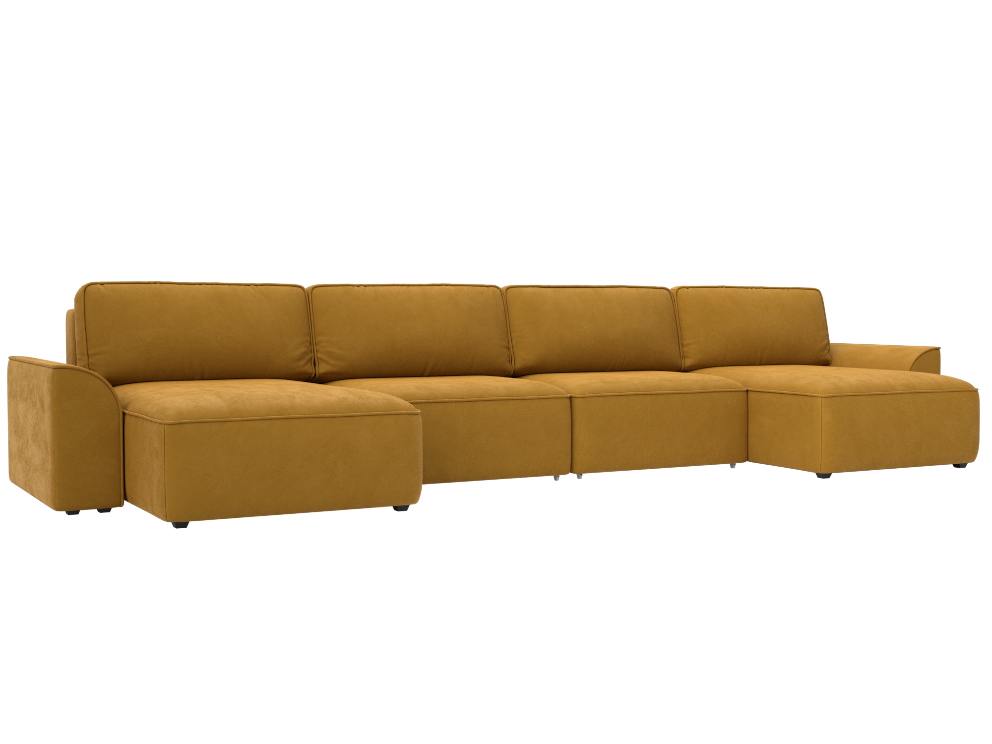 Диван П-образный Лига-048 НПБ лонг (brut 10 желтый) Диван П-образный Лига-048 НПБ лонг (brut 10 желтый)