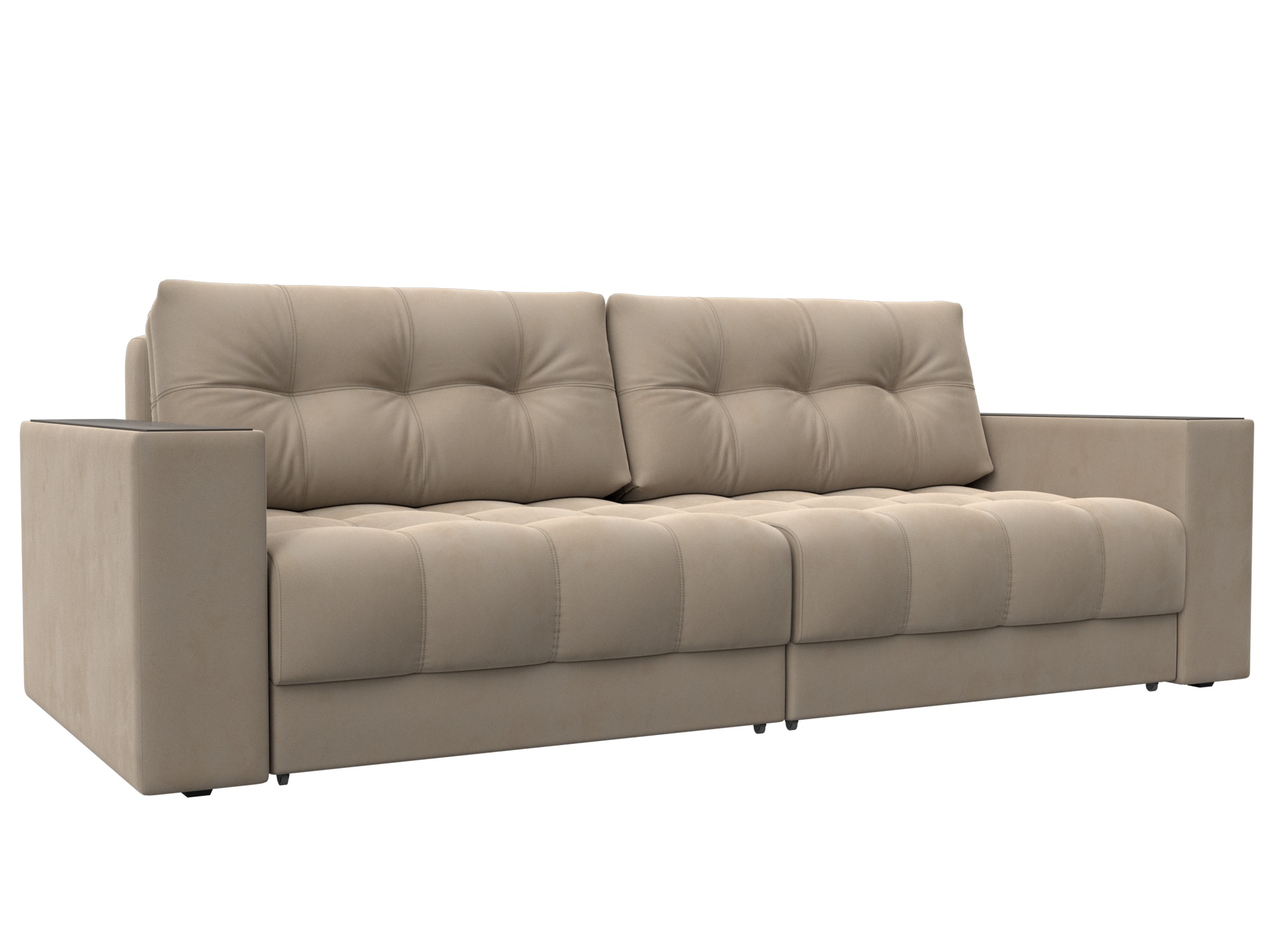 Диван прямой с декором Лига-049 НПБ (seven 729 бежевый) Диван прямой с декором Лига-049 НПБ (seven 729 бежевый)