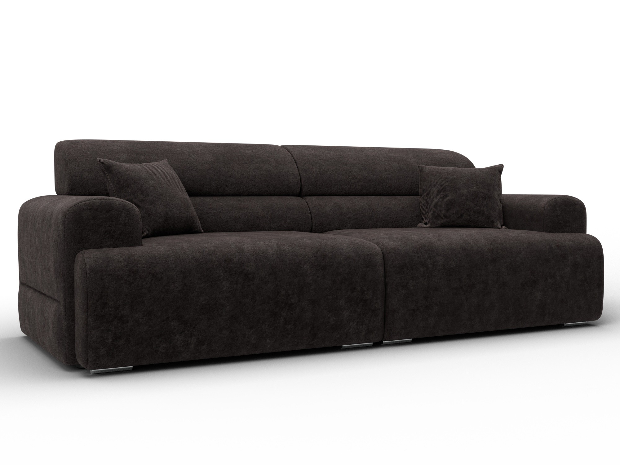 Диван прямой Лига-109 НПБ (brut 17 коричневый)