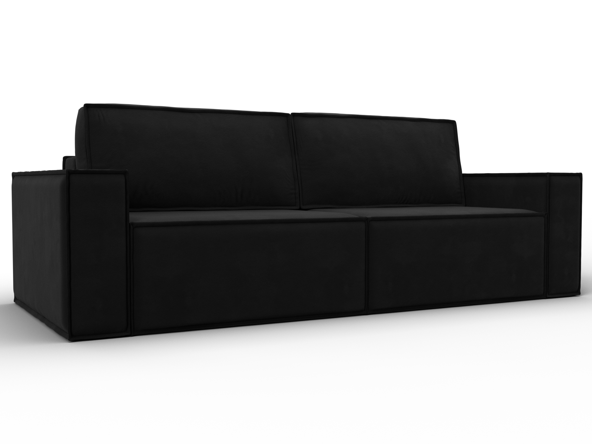 Диван прямой Куба (черный)