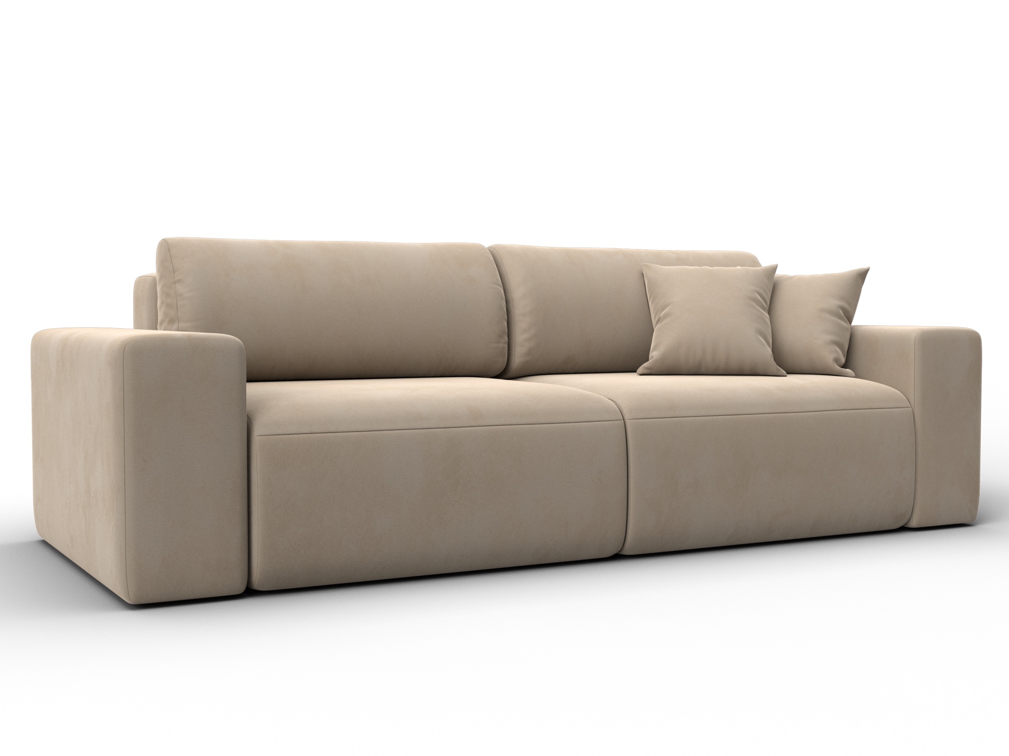 Диван прямой Лига-036 НПБ Классик (бежевый)