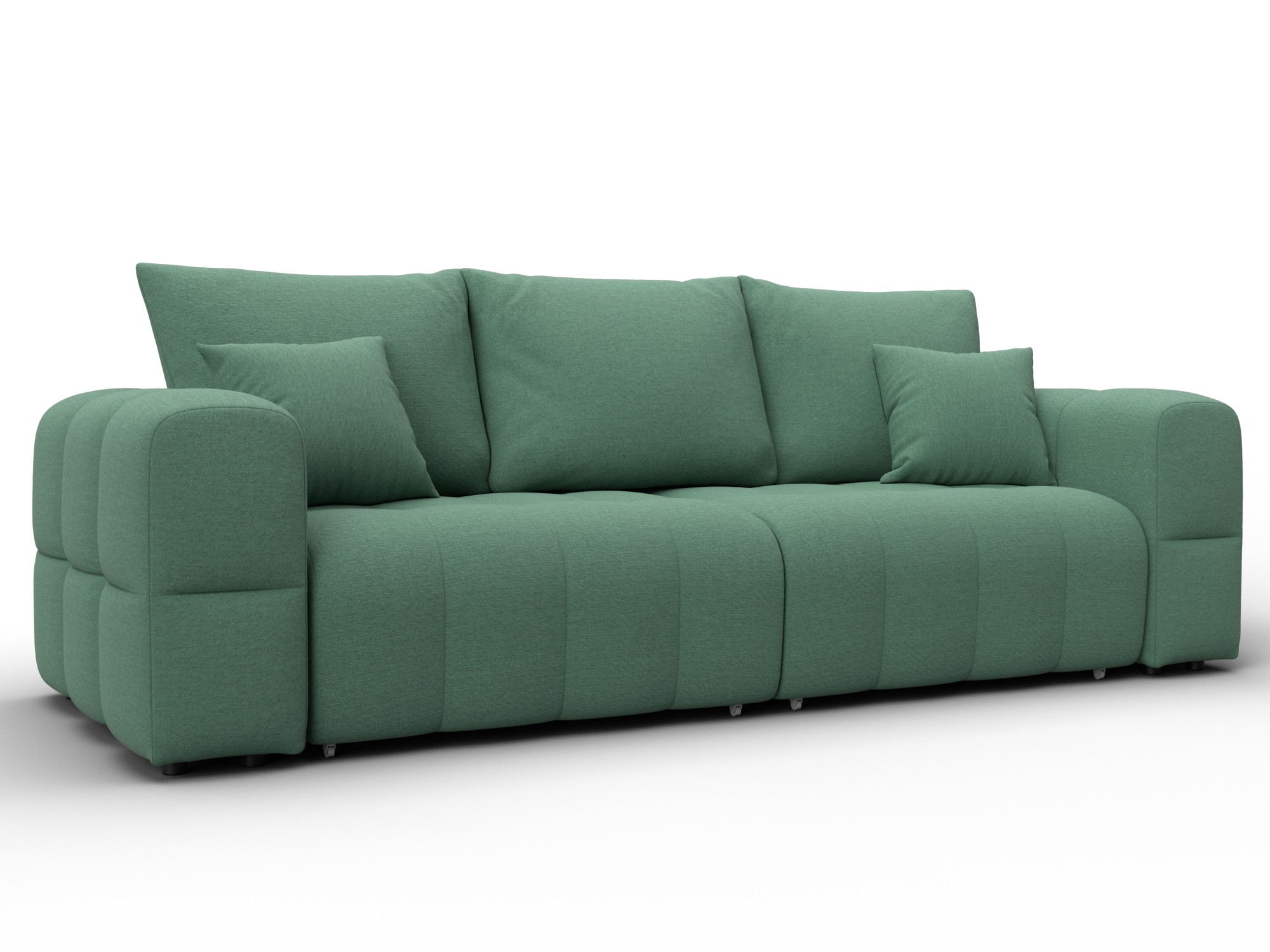 Диван прямой Лига-110 НПБ (амур 11 зеленый)