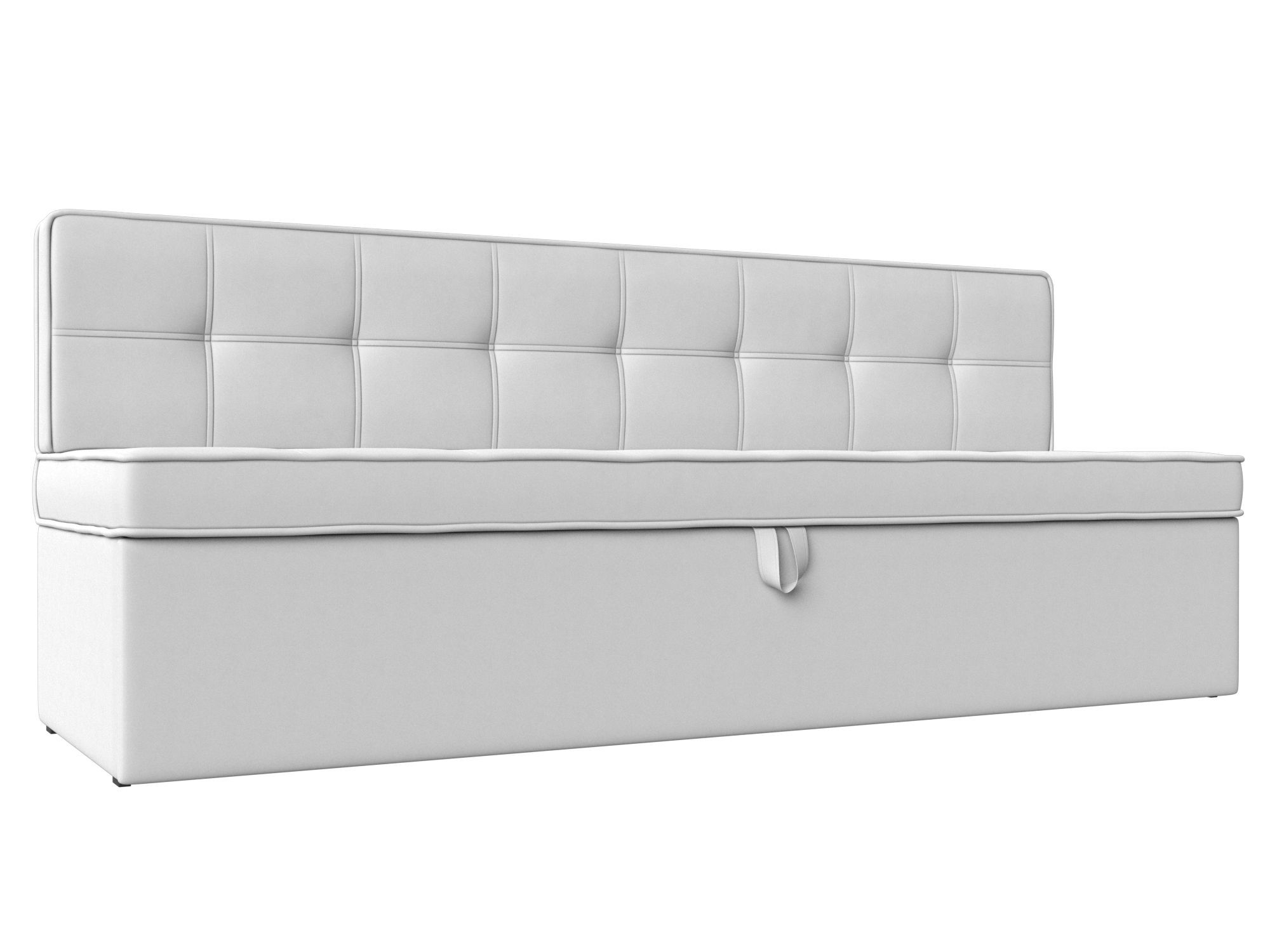 Диван кухонный прямой Техас (белый)