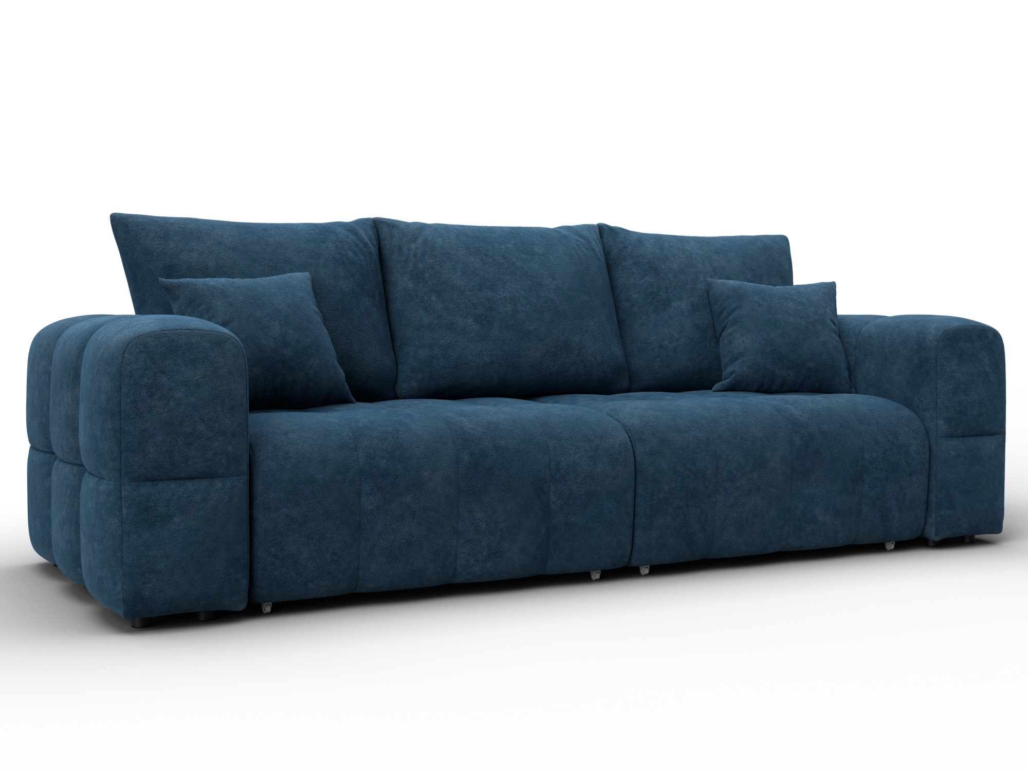 Диван прямой Лига-110 НПБ (brut 11 синий)