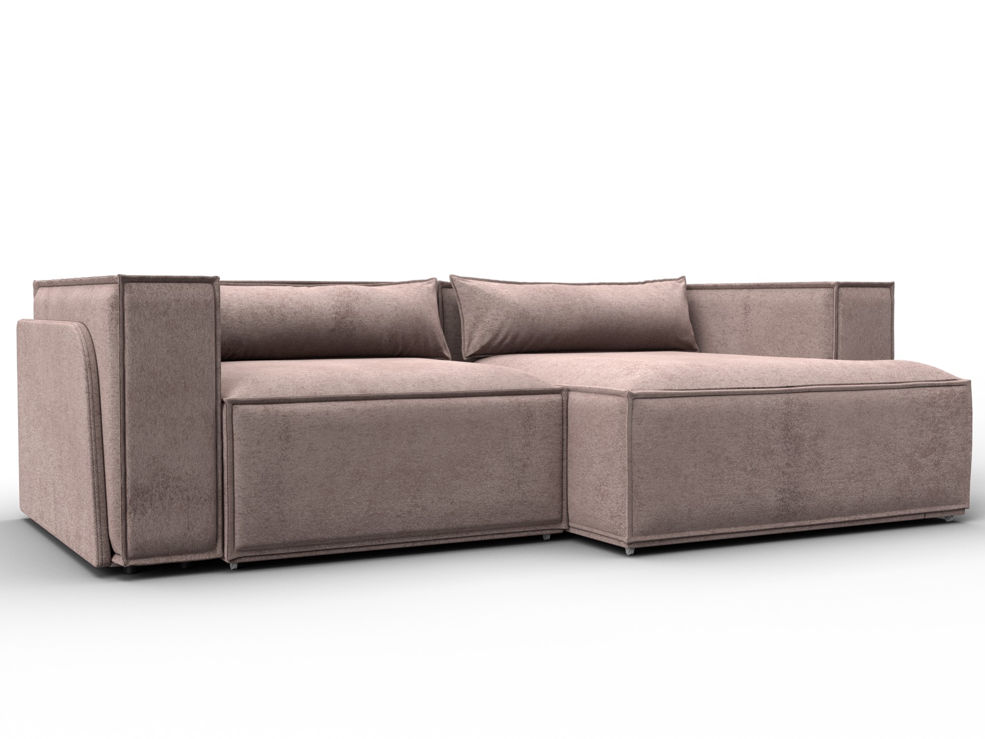 Диван угловой Лига-061 угол правый (tower 05 бежевый)