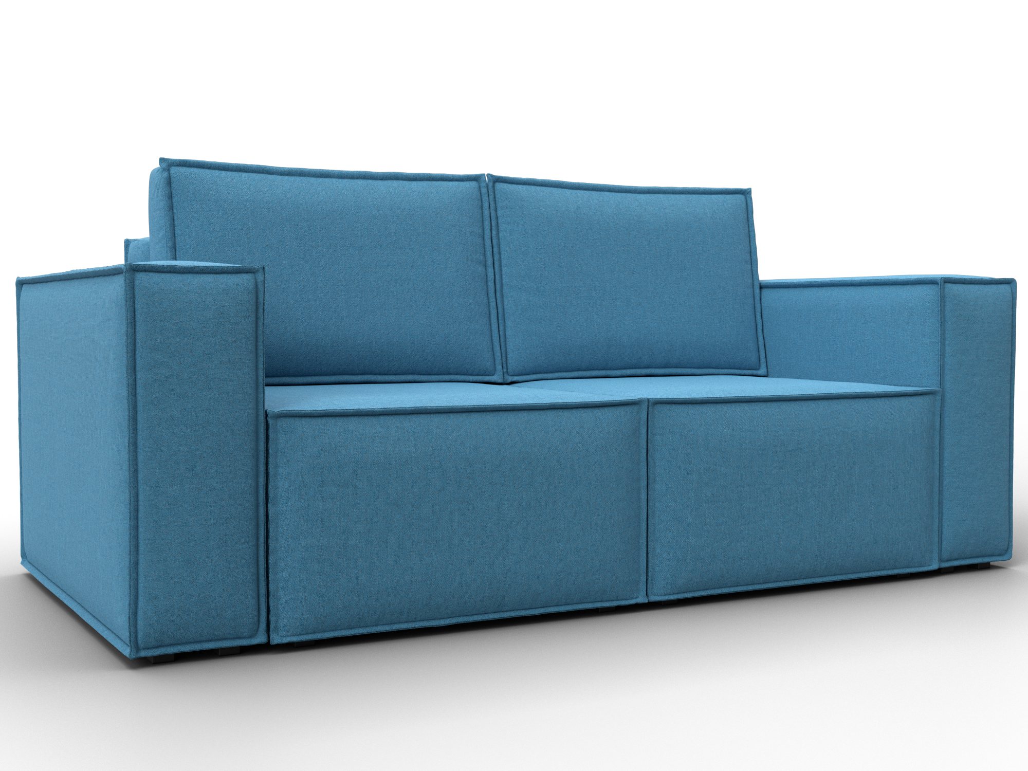 Диван прямой Куба мини (амур 10 голубой) Диван прямой Куба мини (амур 10 голубой)