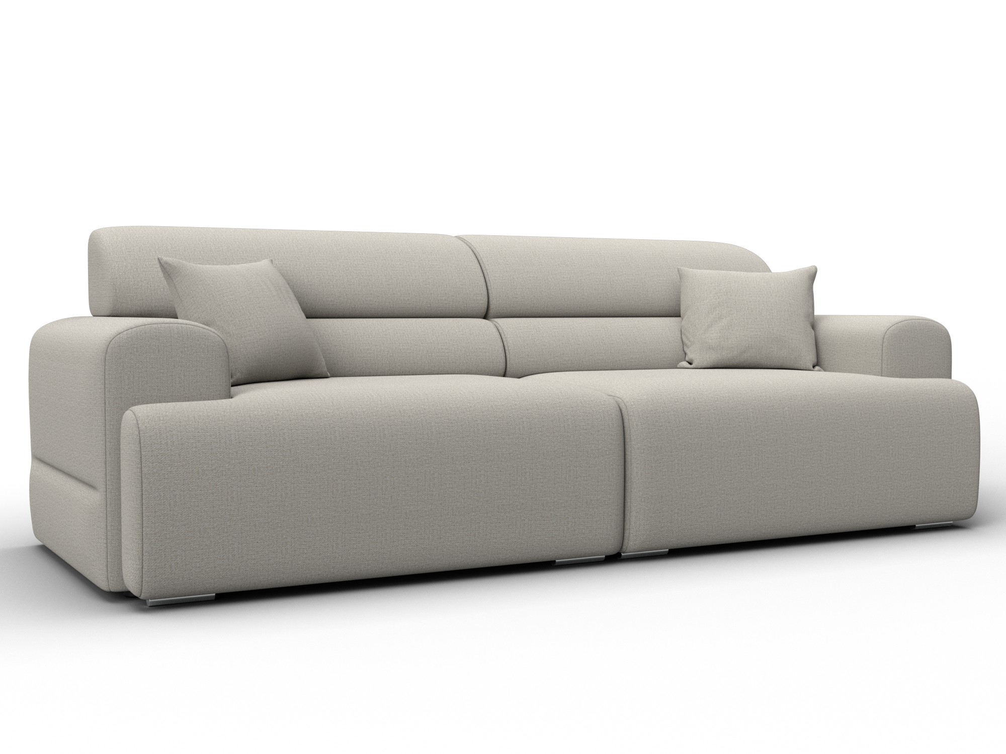 Диван прямой Лига-109 НПБ (амур 02 бежевый)