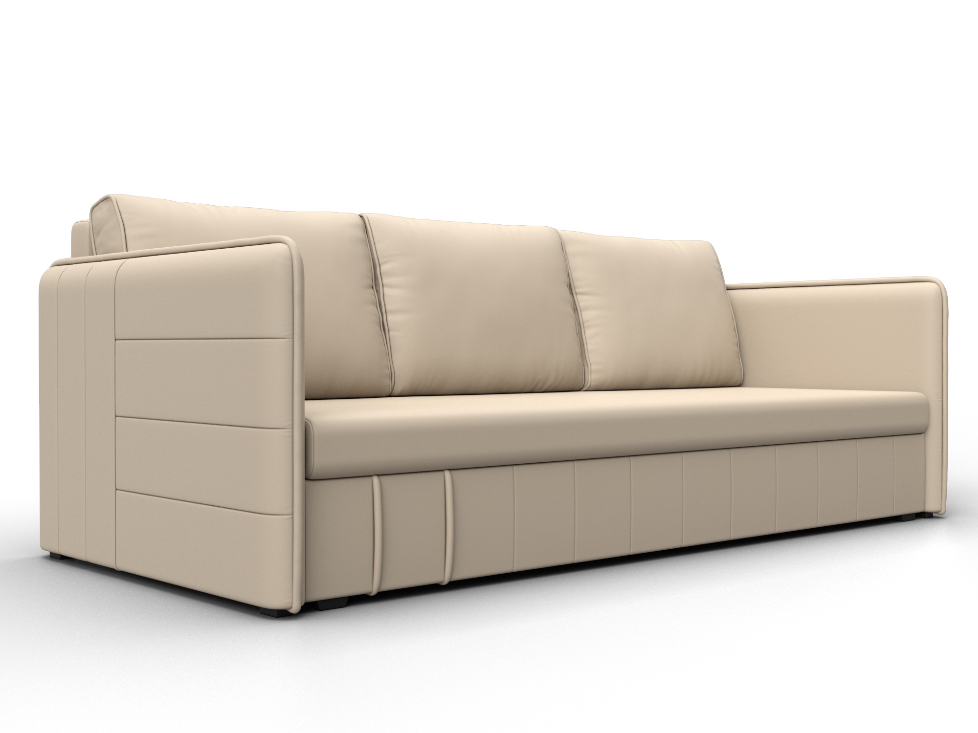 Диван прямой Слим (бежевый)