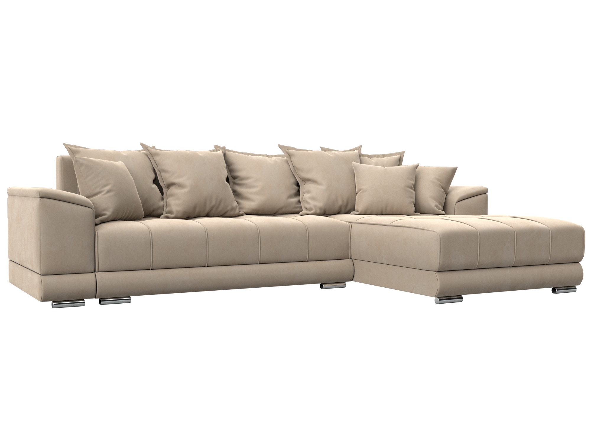 Диван угловой НордСтар правый угол (бежевый)