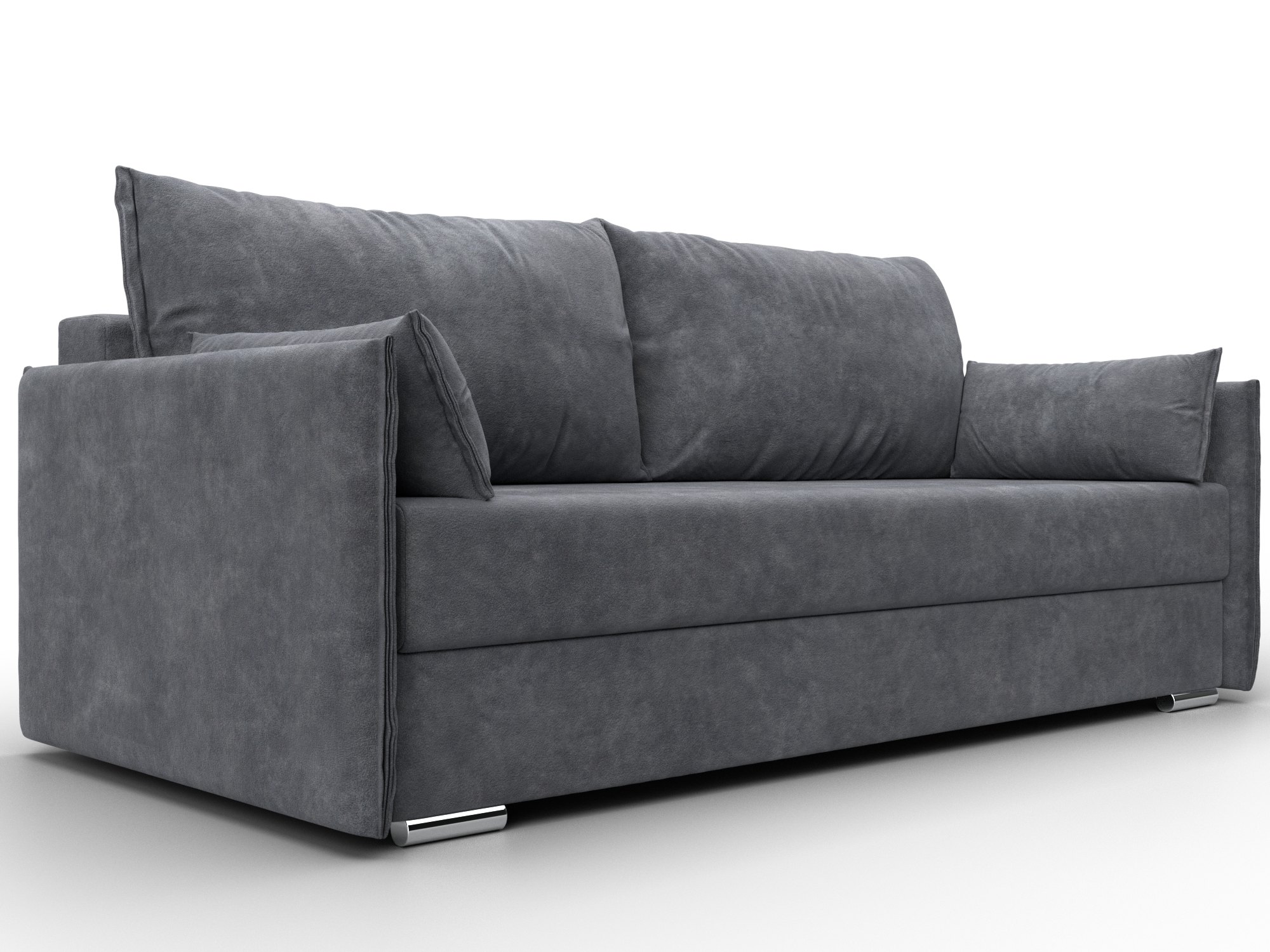 Диван прямой Сайгон (brut 16 темно-серый)