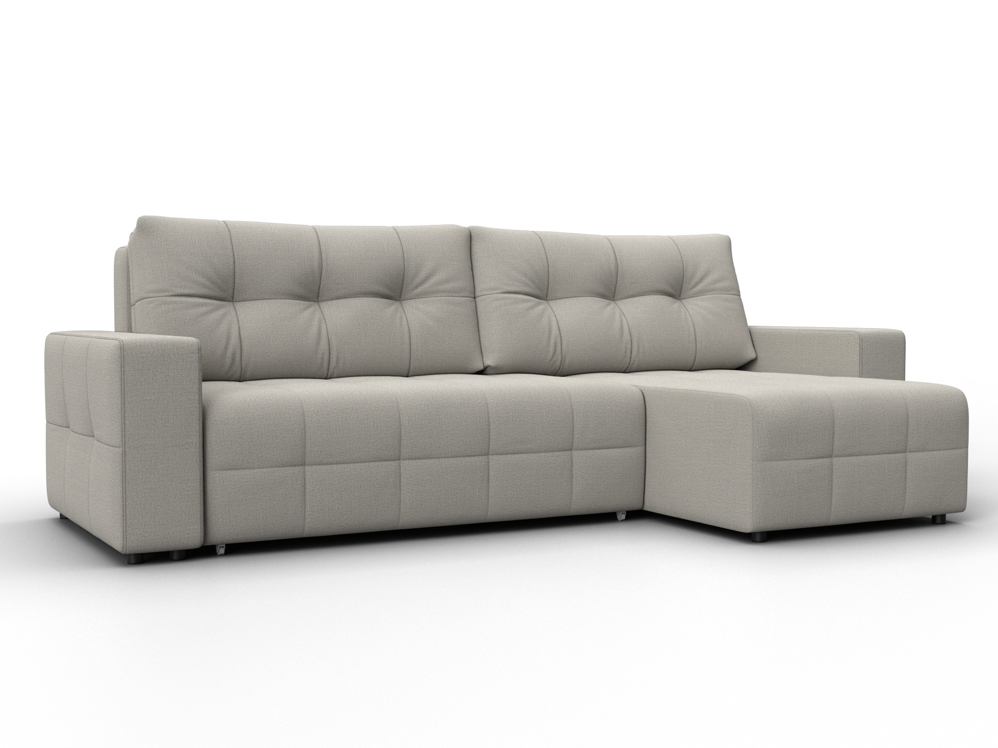 Диван угловой Лига-122 угол универсальный (амур 02 бежевый)