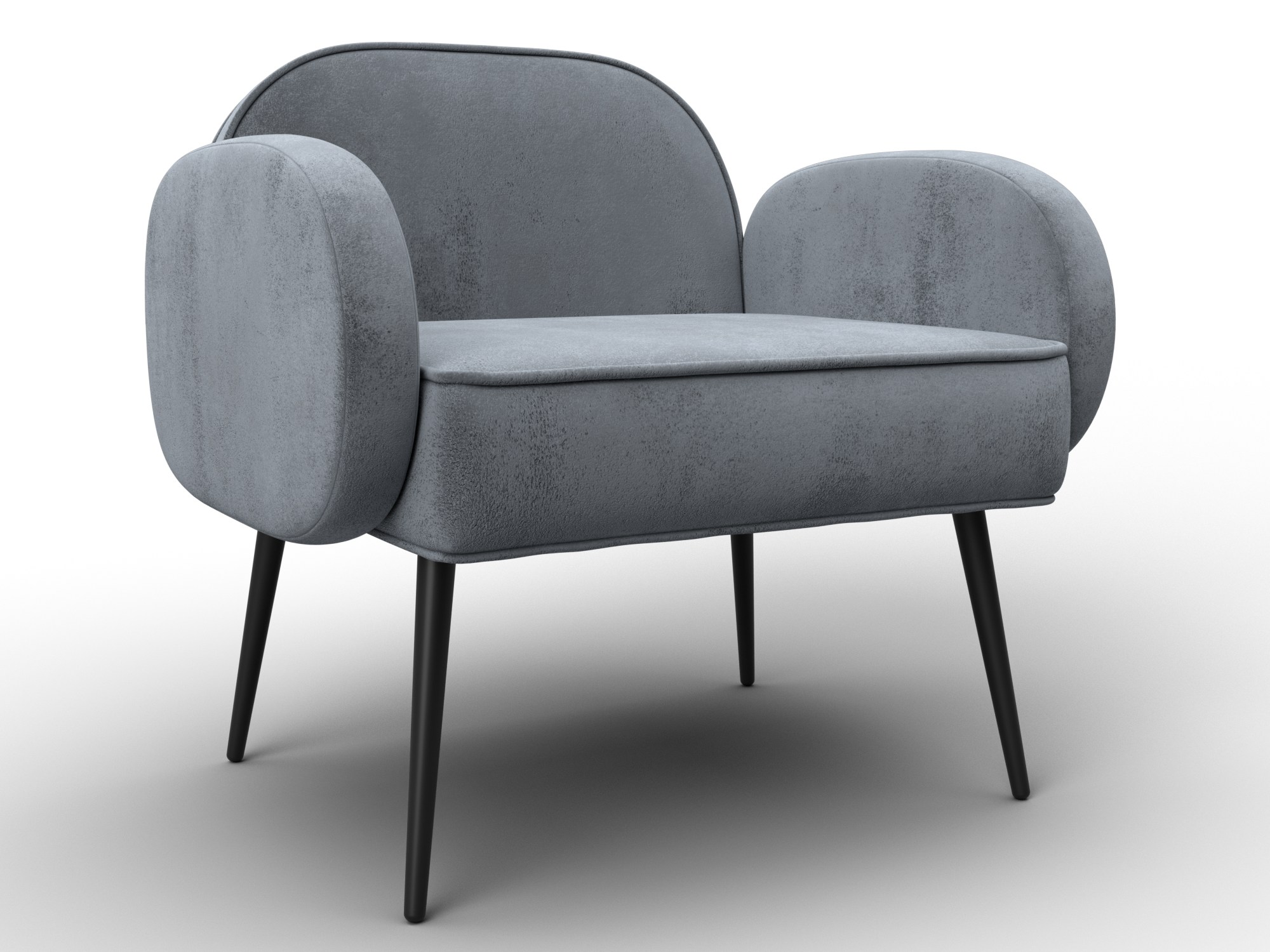 Кресло Лига-086 (велюр tower 10 серый)