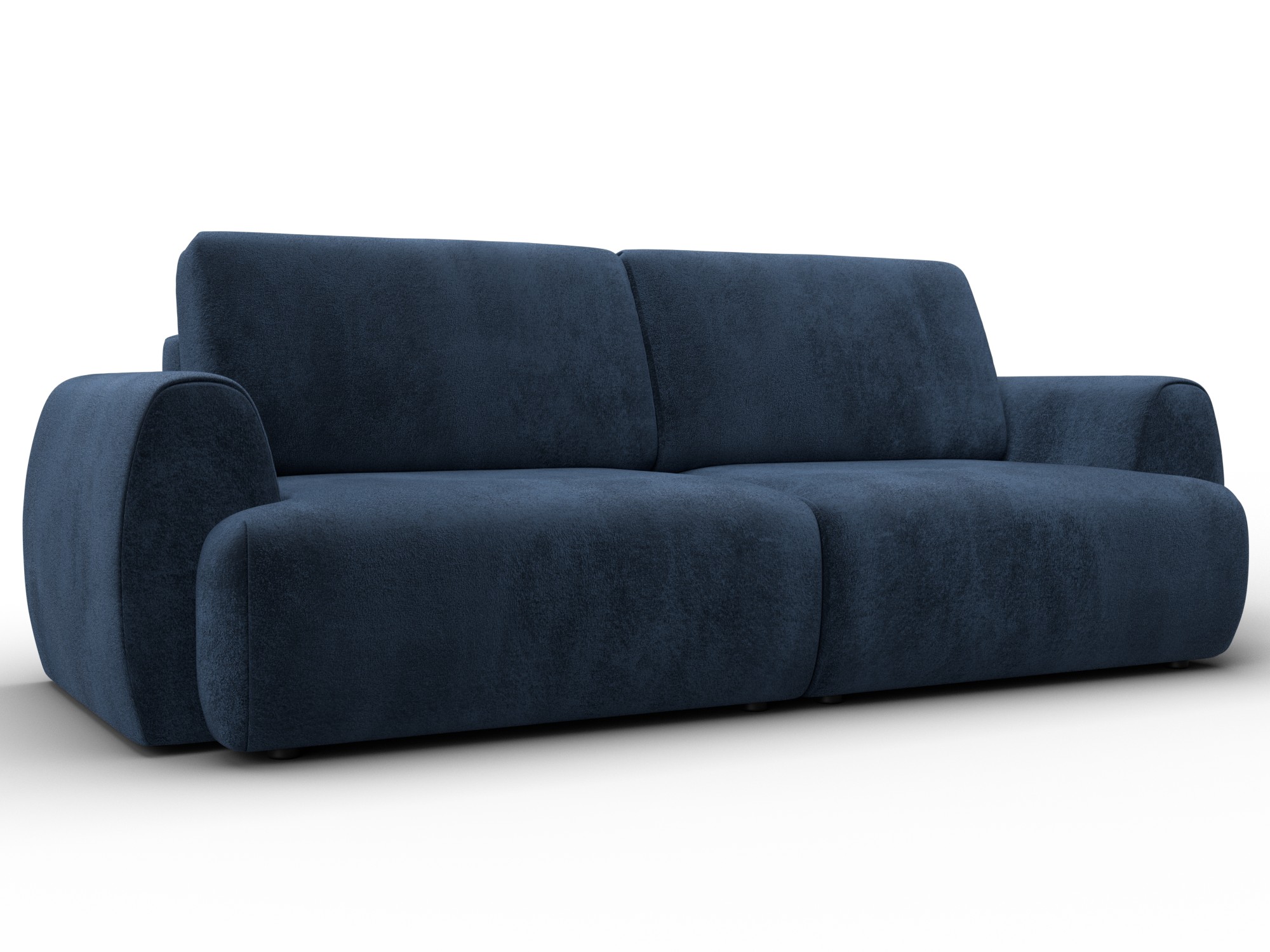 Диван прямой Лига-115 НПБ (tower 13 синий)