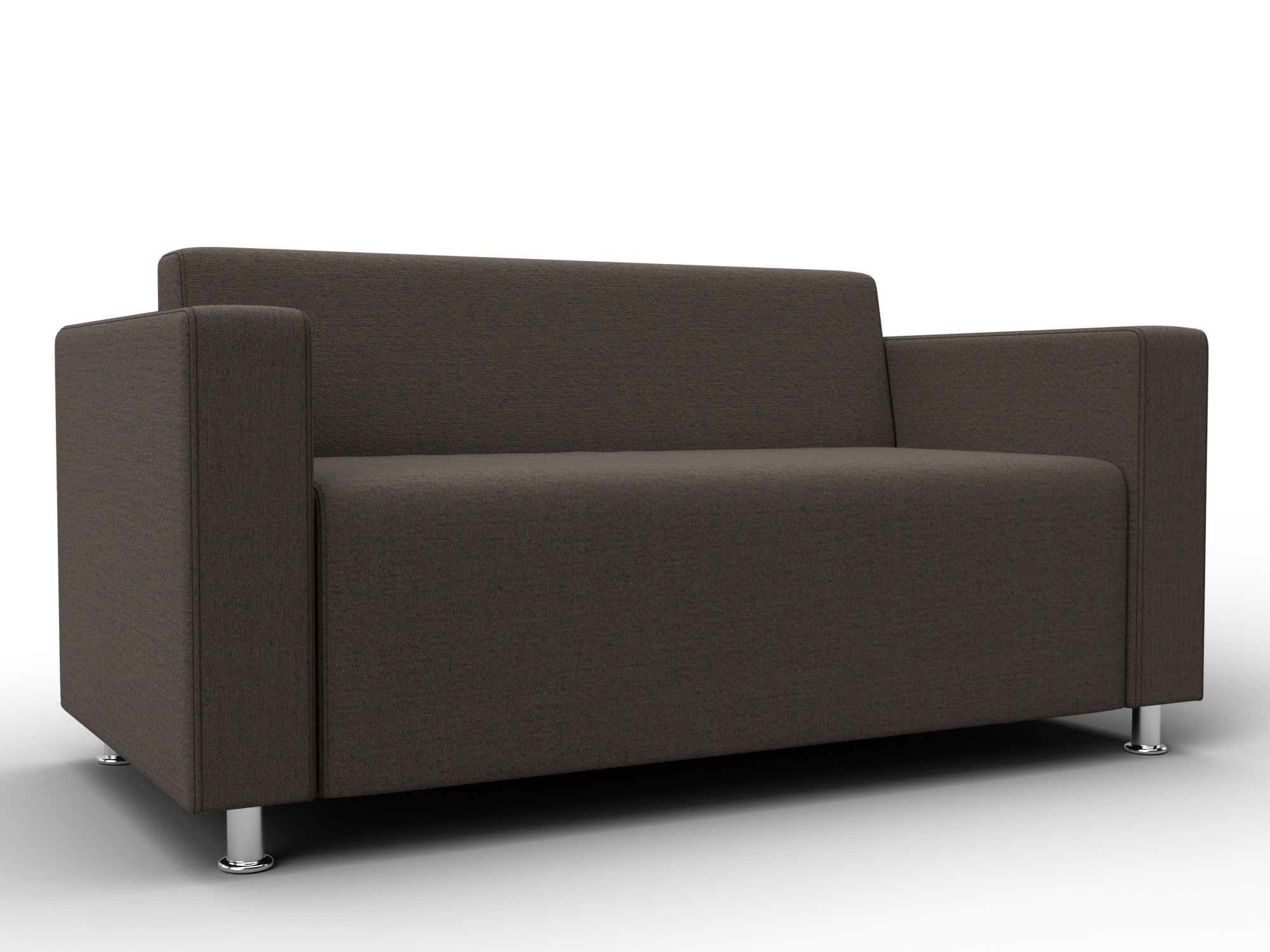 Диван прямой Лига-093 ВН (амур 05 коричневый)