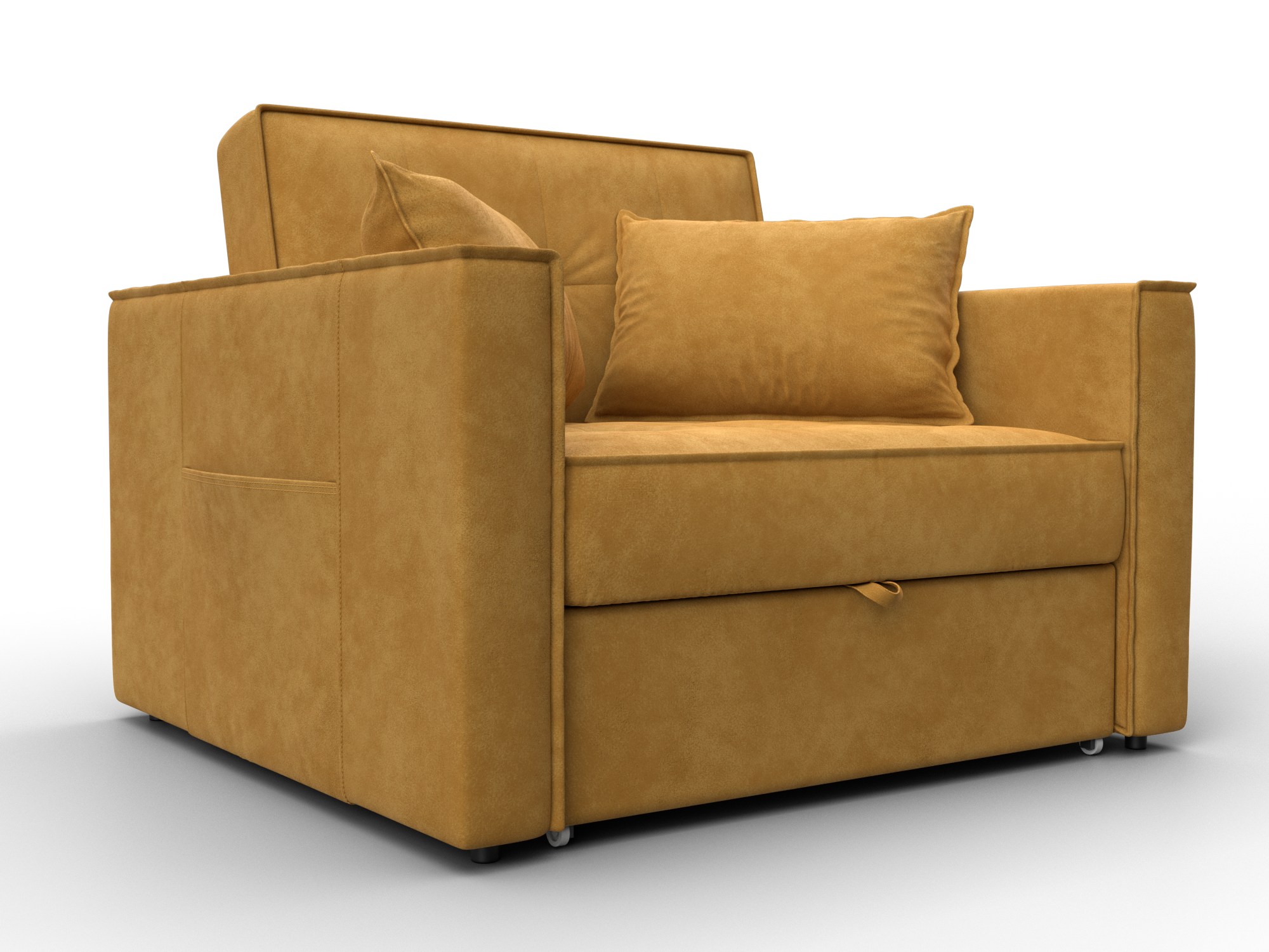 Кресло-кровать Лига-104 (80) (brut 10 желтый)