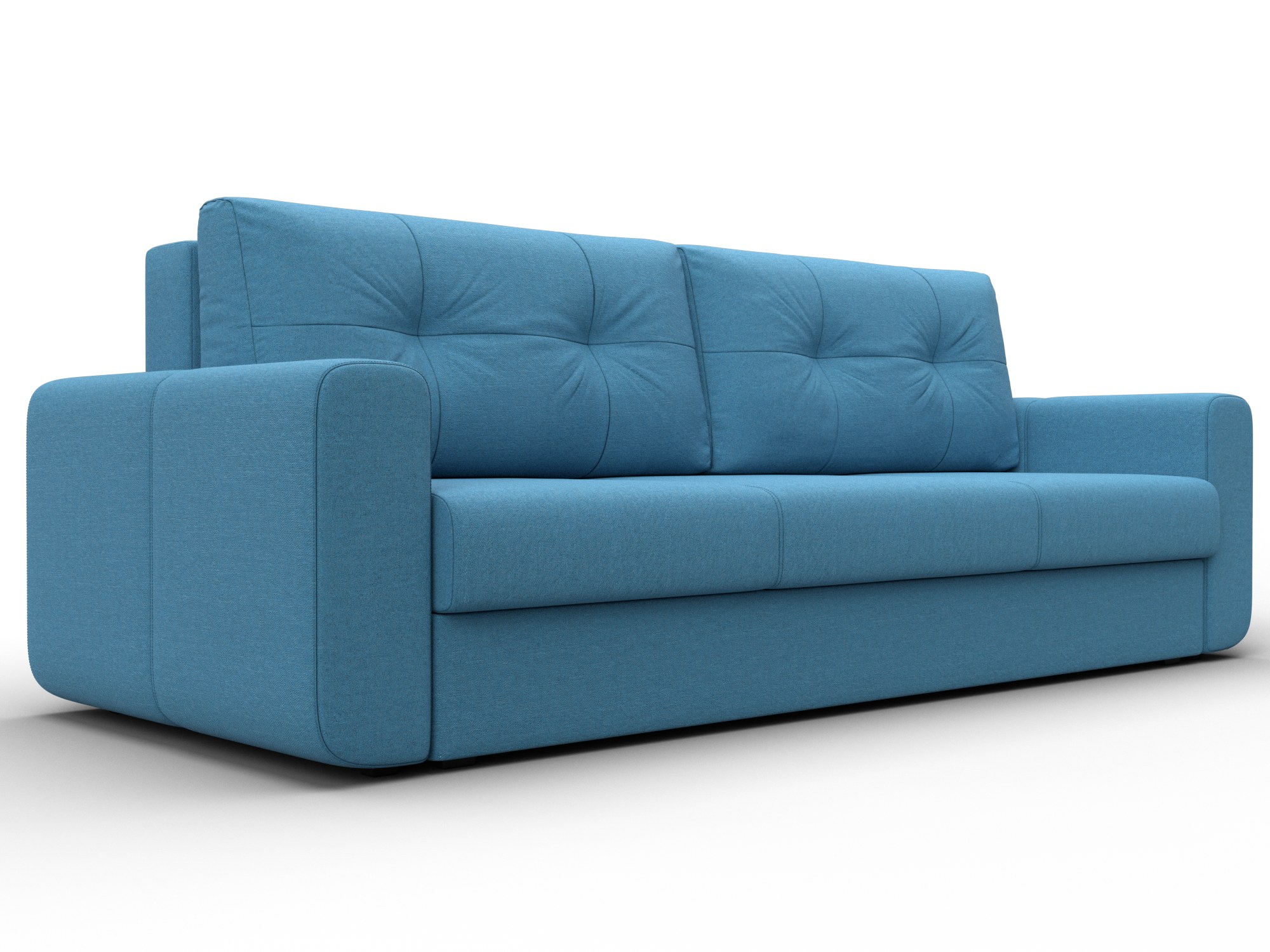 Диван прямой Лига-031 (амур 10 голубой)