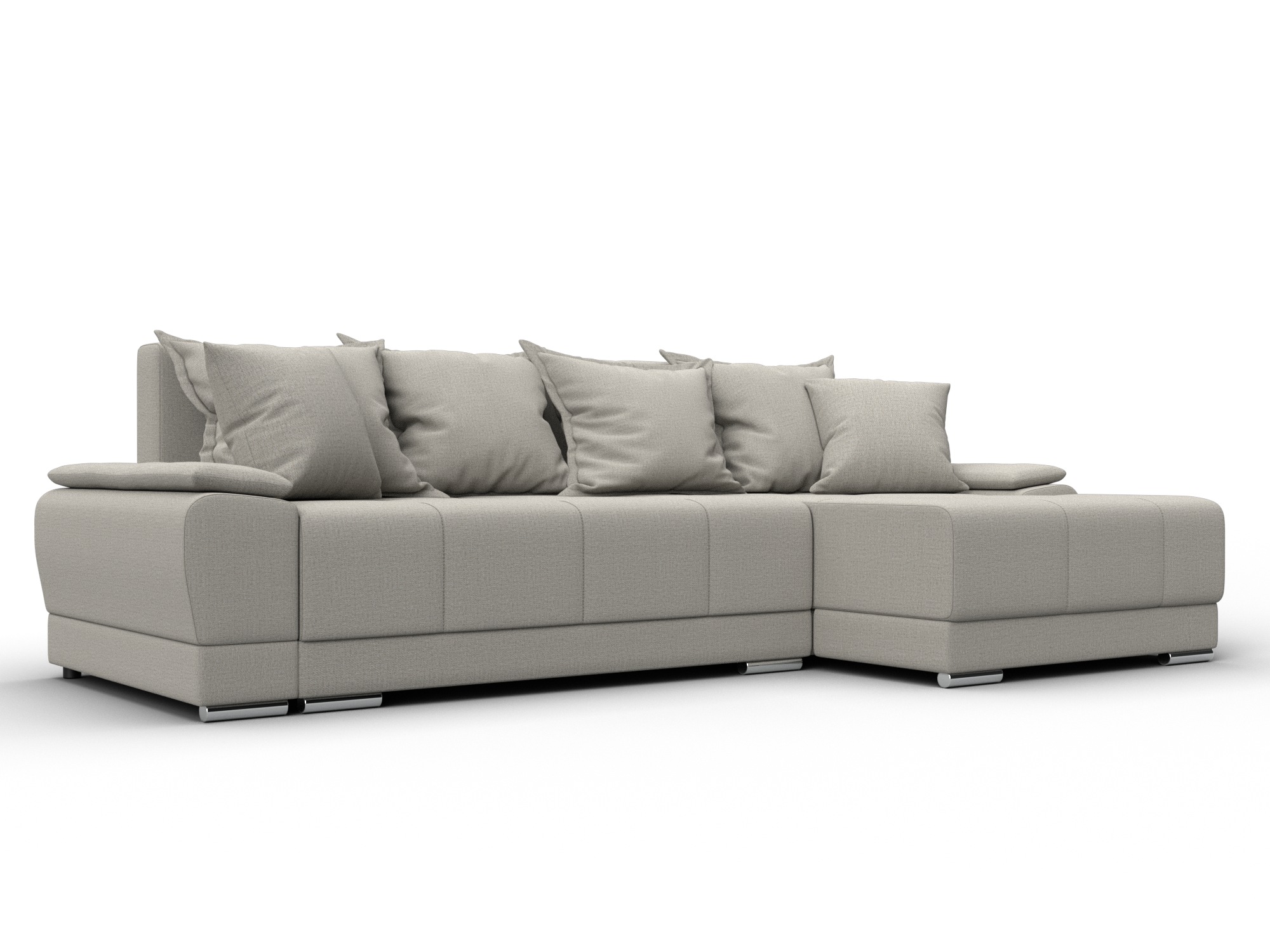 Диван угловой Лига-119 угол правый (амур 02 бежевый)