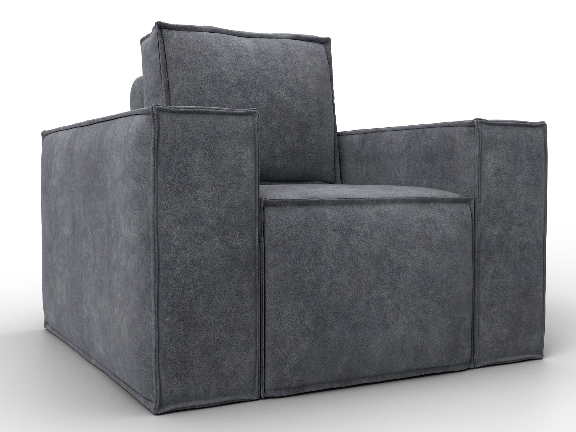 Кресло Лига-081 НПБ (brut 16 темно-серый)