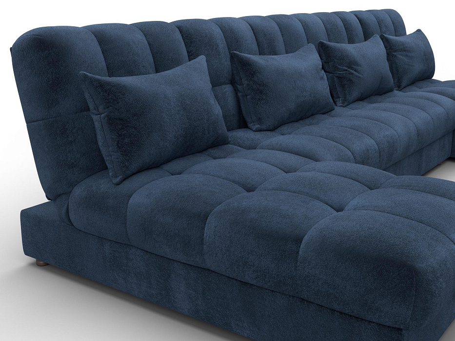 Диван П-образный Лига-116 НПБ (tower 13 синий)