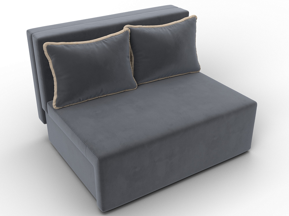 Диван прямой Лагуна (seven 17 серый;seven 729 бежевый)