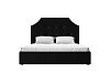 Кровать интерьерная Кантри 180 (черный)
