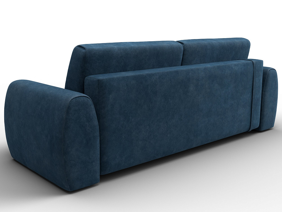 Диван прямой Лига-115 НПБ (brut 11 синий)