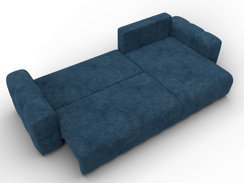 Диван угловой Лига-110 НПБ угол универсальный (brut 11 синий)