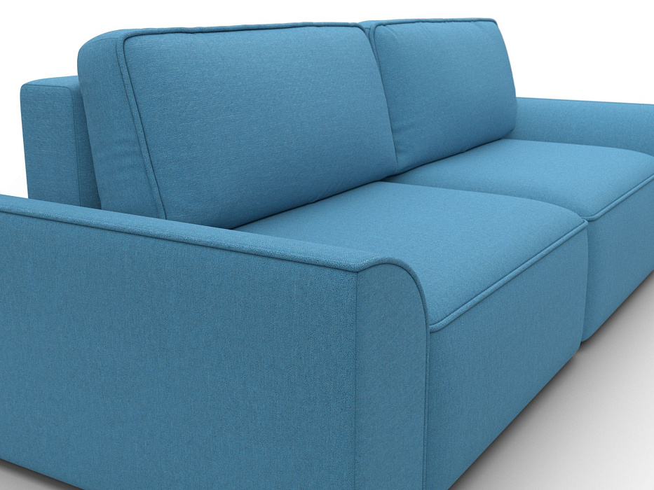 Диван прямой Лига-048 НПБ (амур 10 голубой)