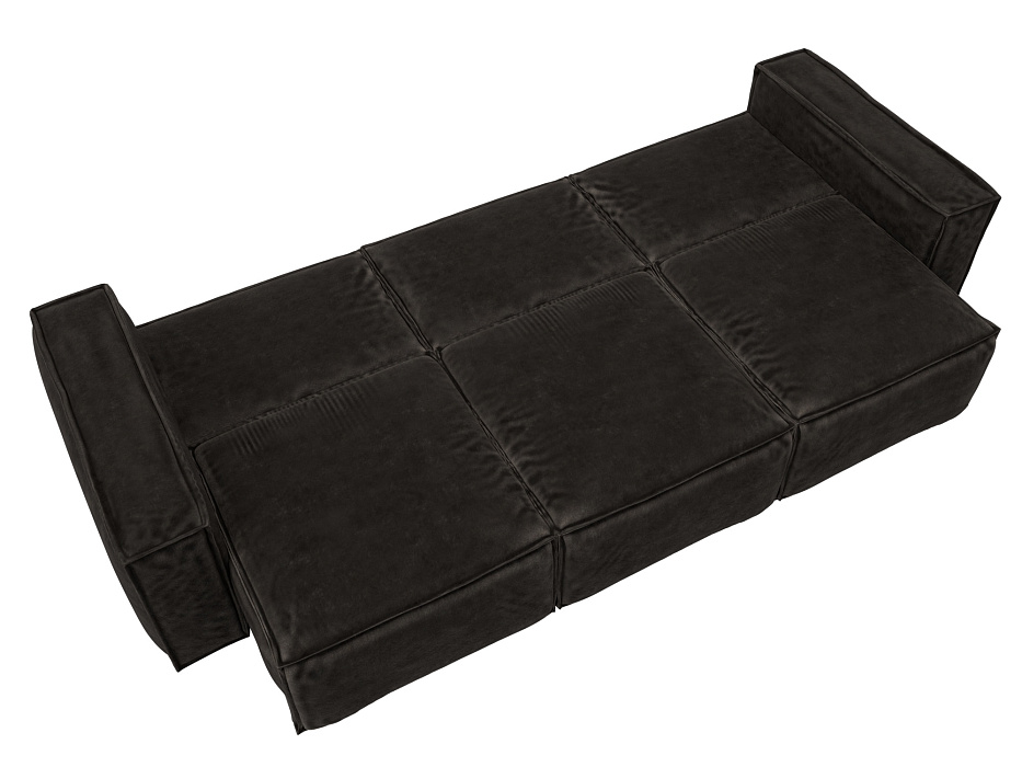 Диван прямой Лига-081 НПБ Лонг (brut 17 коричневый)