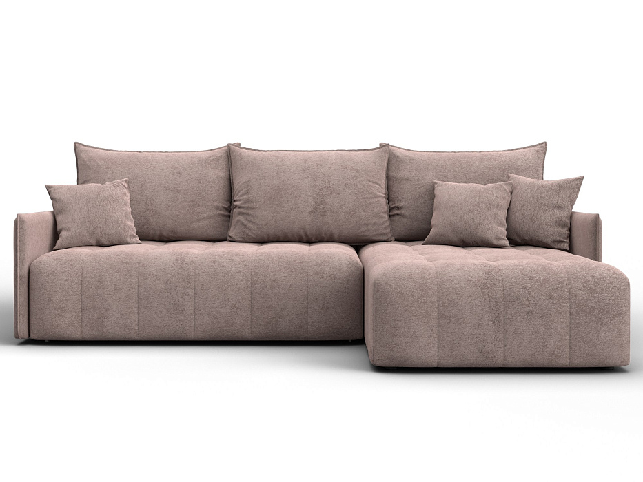 Диван угловой Лига-054 НПБ угол универсальный (tower 05 бежевый)